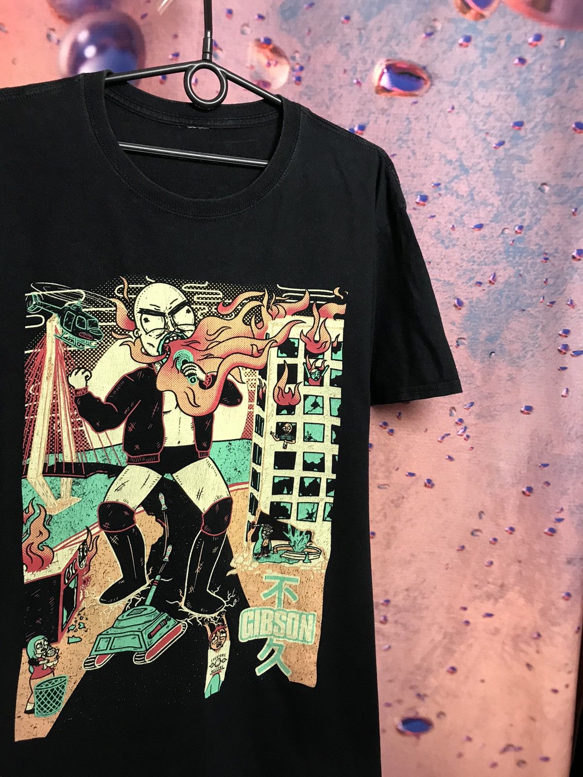 Band Tees × Vintage Vintage Gibson band rock tee Size US XL / EU 56 / 4 - 1 Thumbnail