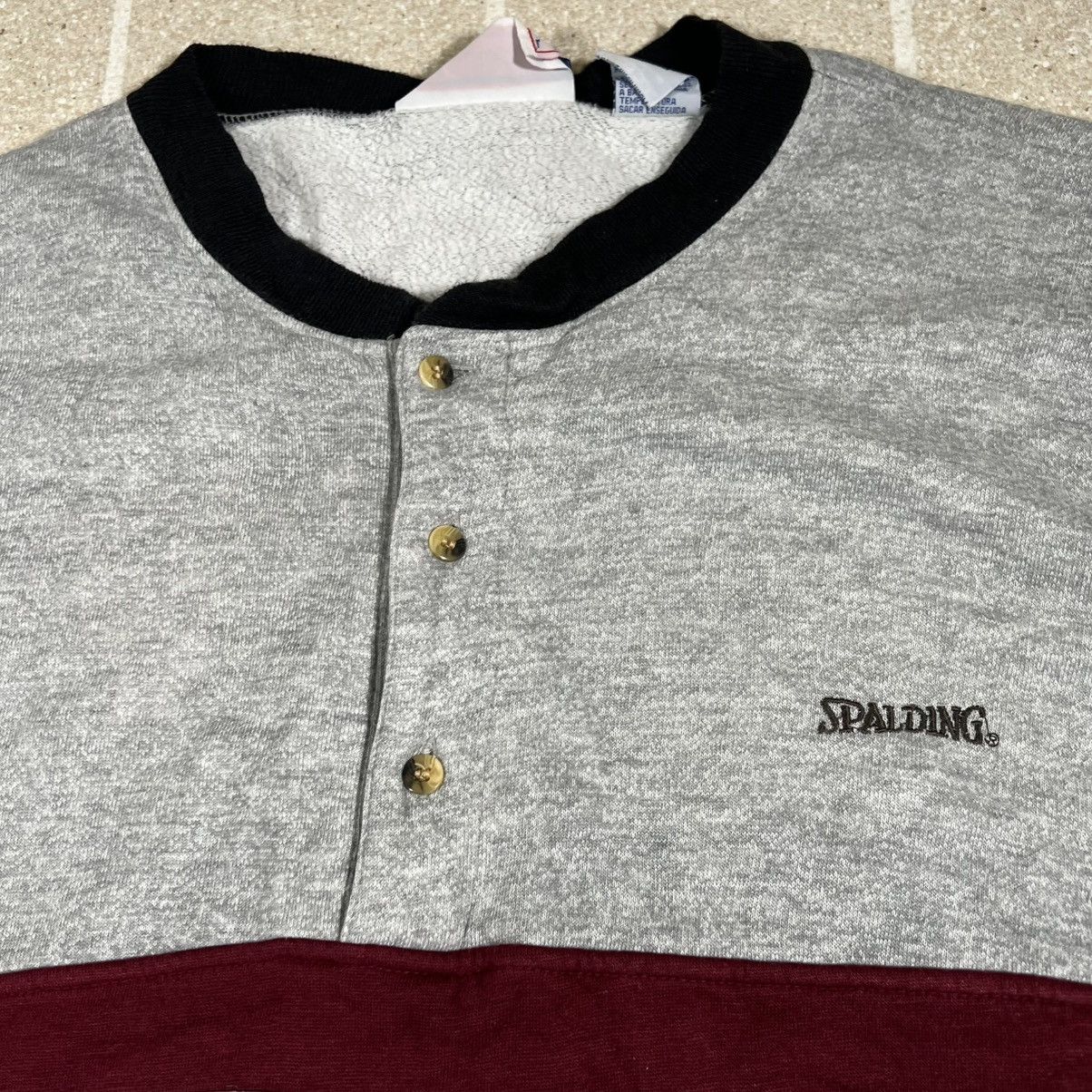 Spalding Vintage Spalding Mens 3XL Black Pullover Crewneck Sweatshirt Size US XXL / EU 58 / 5 - 4 Thumbnail