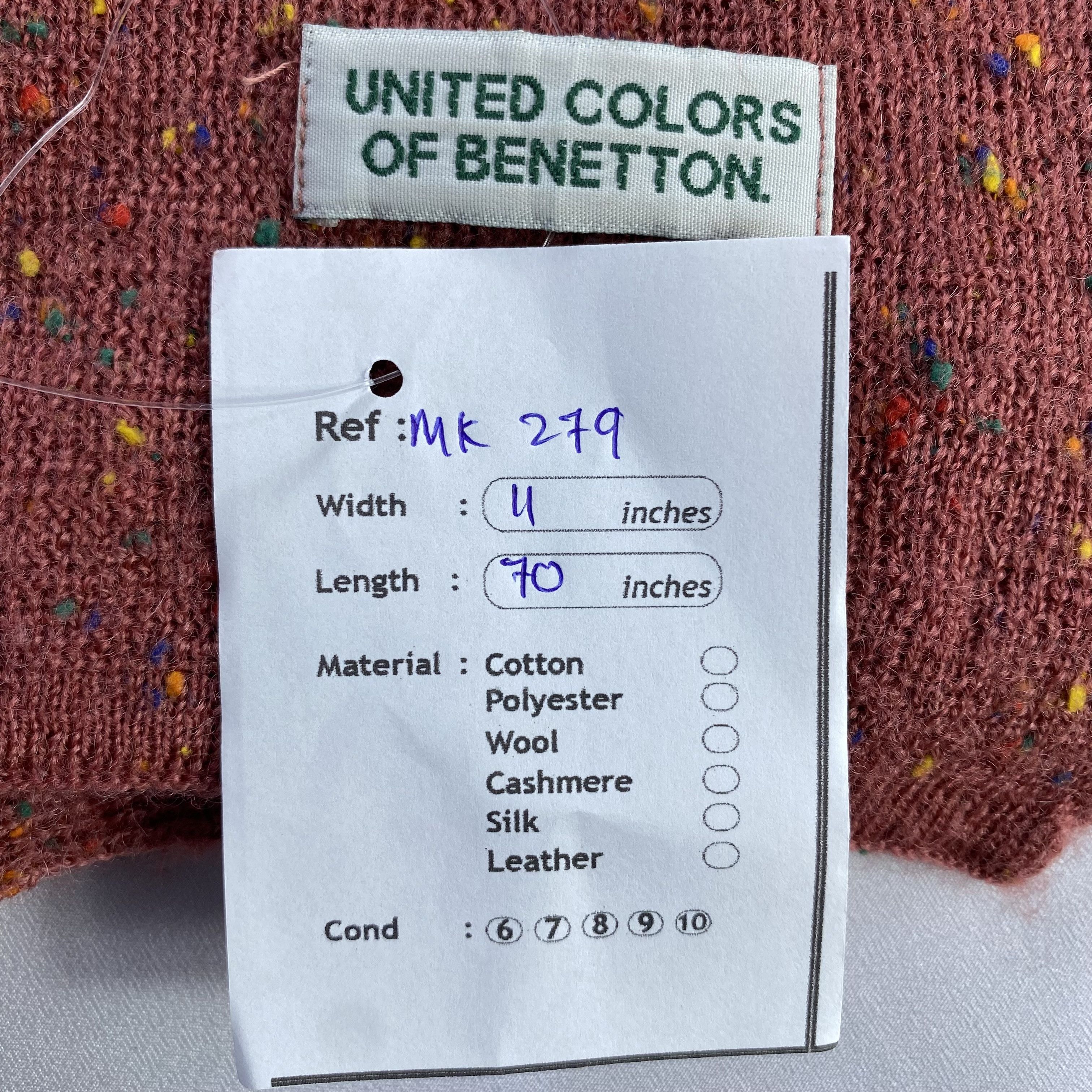 United Colors Of Benetton United Colors Of Benetton Scarf / Muffler / Neckwear Size ONE SIZE - 7 Thumbnail