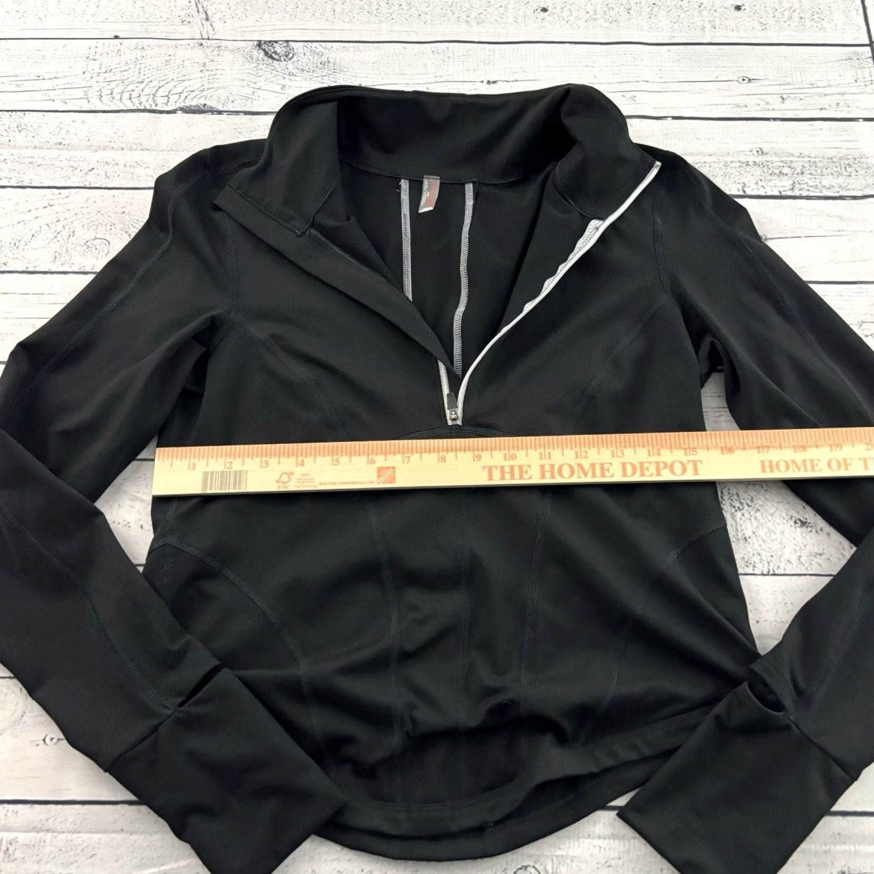 Free People Free People Movement 1/4 Zip Pullover Athletic Jacket Women's M Black Shirt Size M / US 6-8 / IT 42-44 - 4 Thumbnail