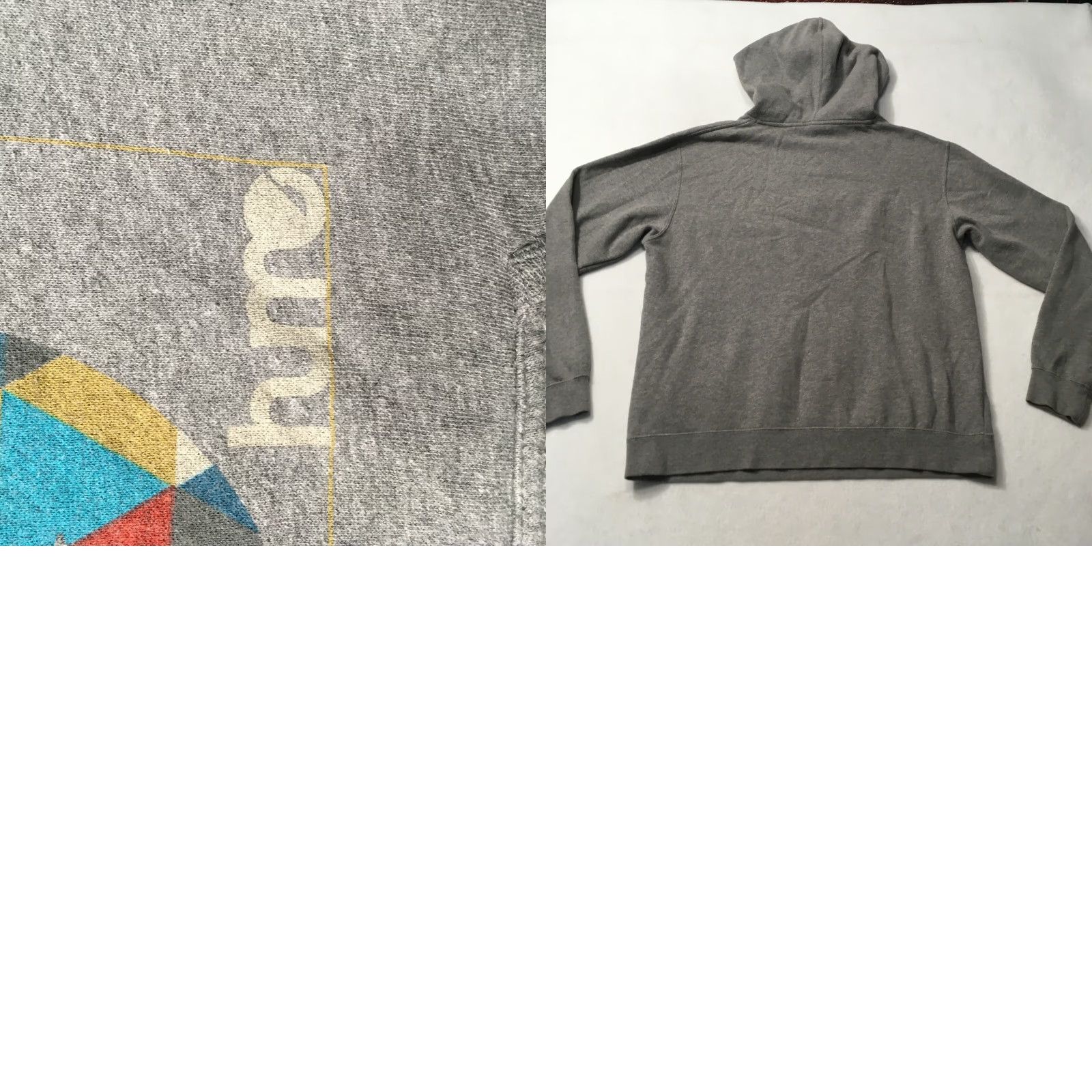 Vintage HUME Mens Hooded Sweatshirt Gray M Shirt Mens Hooded Sweatshirt Gray M GRAPHIC Size US M / EU 48-50 / 2 - 8 Thumbnail