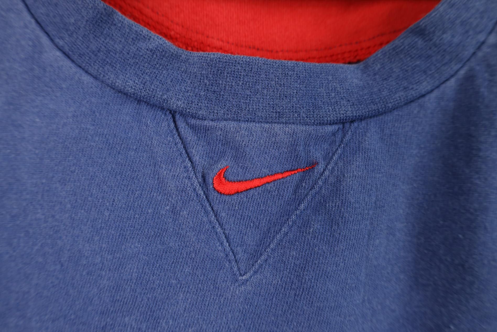 Nike Vintage Nike Swoosh Chicago Cubs Baseball T-Shirt Blue Size US XL / EU 56 / 4 - 5 Thumbnail
