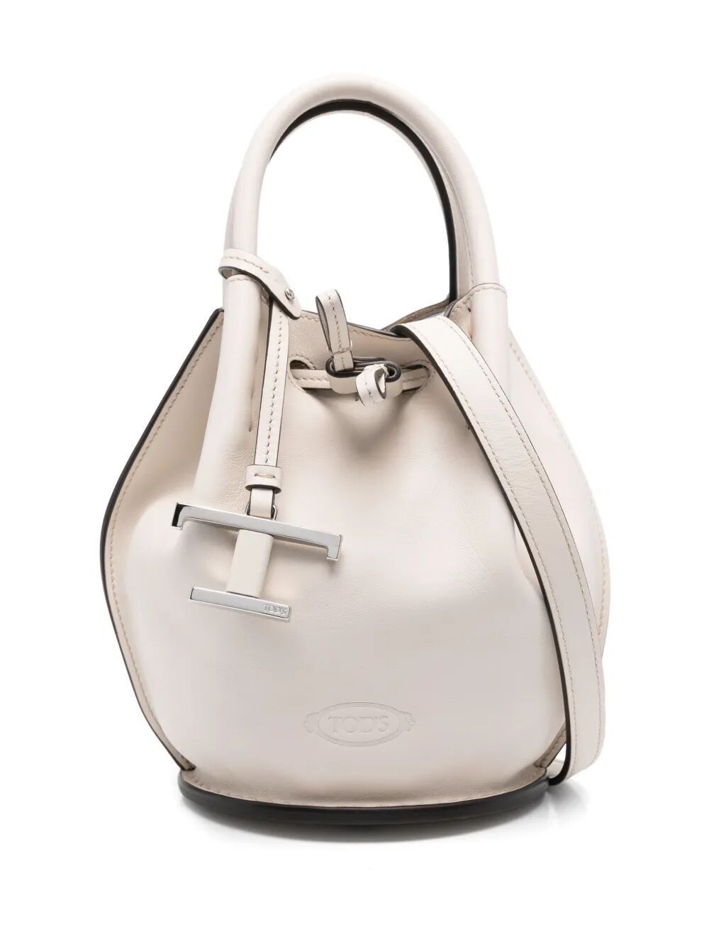 Tod's LOGO-CHARM LEATHER MINI BUCKET BAG Size ONE SIZE - 1 Thumbnail