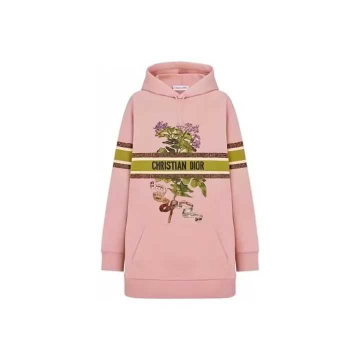 Dior Dior Floral Logo Hoodie for Women 0079 Size S / US 4 / IT 40 - 1 Thumbnail