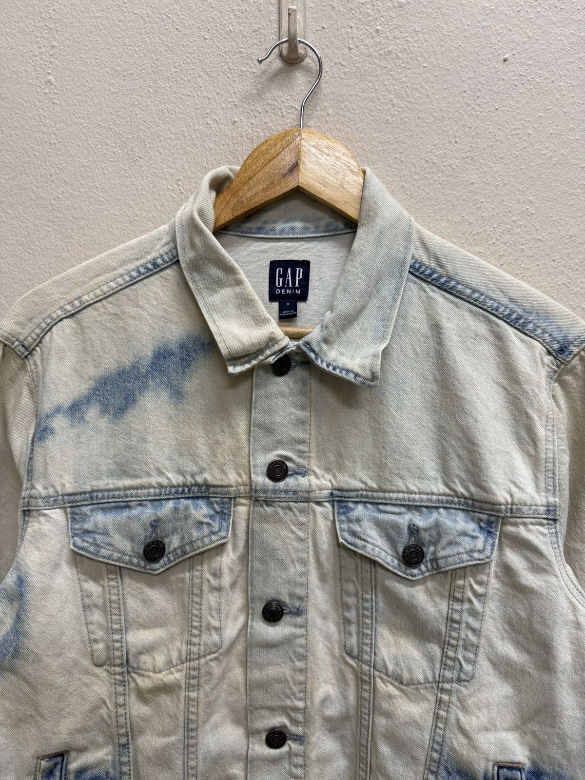 Gap Gap Denim Acid Wash Denim Jacket Size US M / EU 48-50 / 2 - 20 Thumbnail