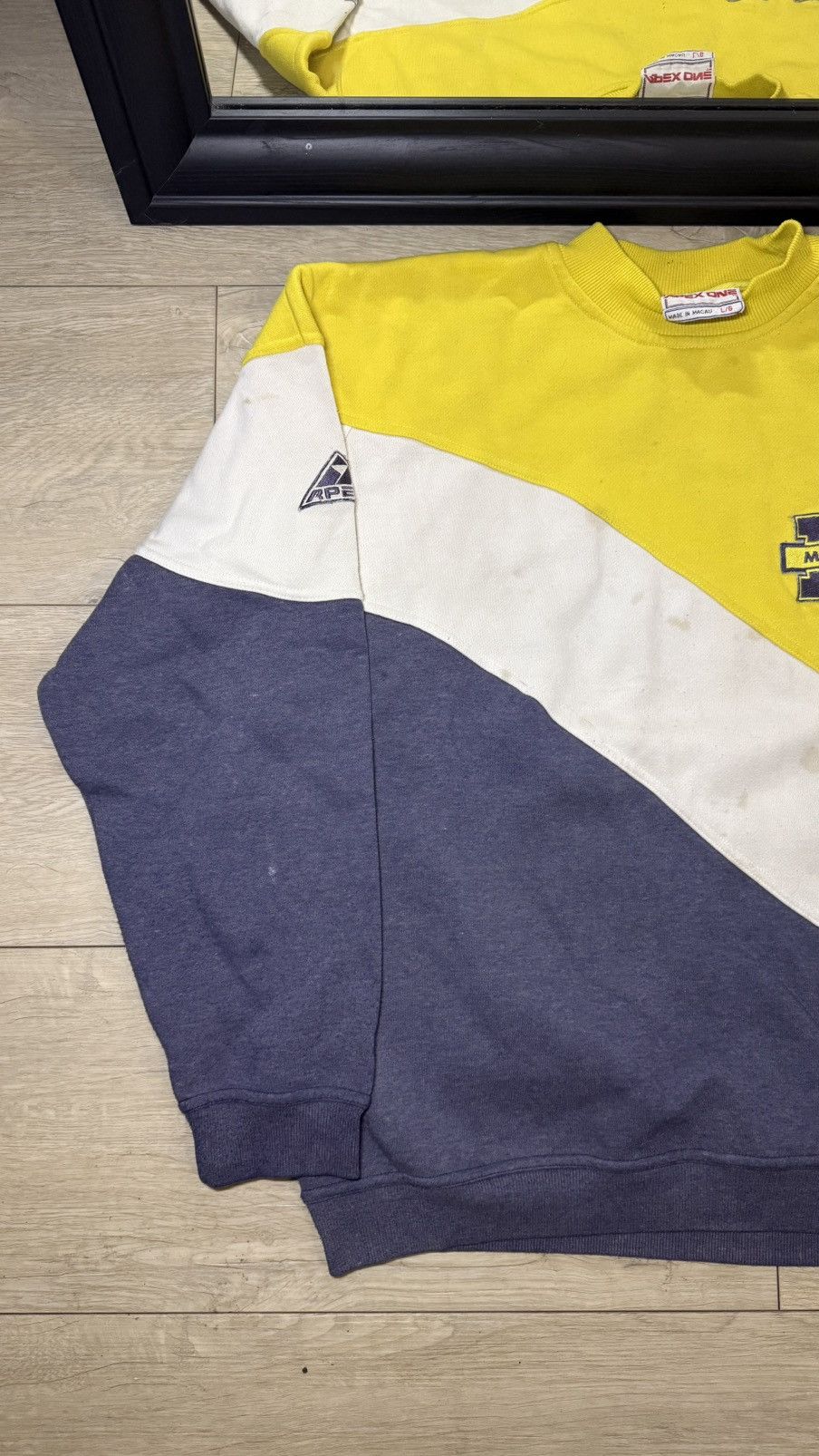 Apex One Vintage / Y2K 1990s Apex One Michigan Crewneck / Sweatshirt Size US L / EU 52-54 / 3 - 3 Thumbnail