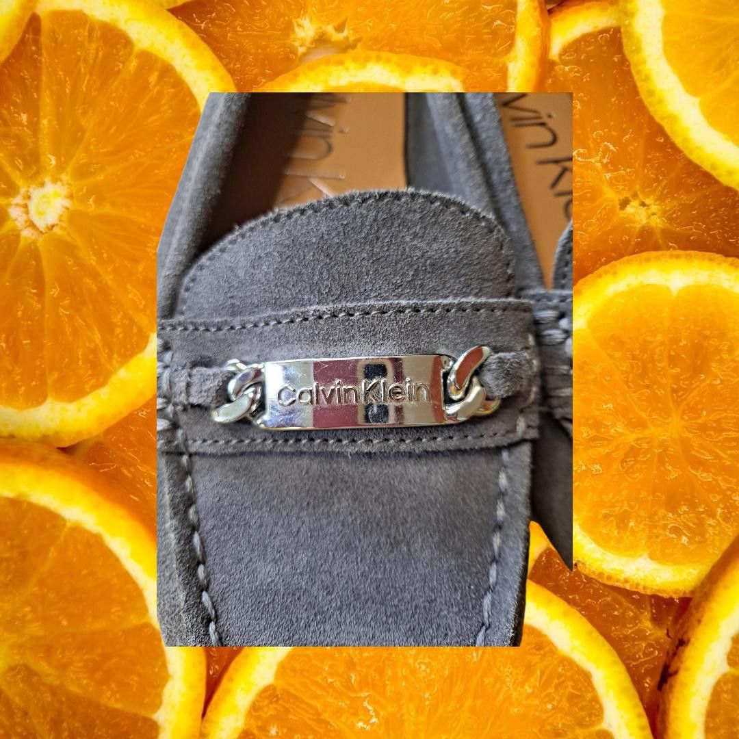 Calvin Klein Calvin Klein Gray Loafers with Metal Hardware Size 6.5 Size US 6.5 / IT 36.5 - 2 Thumbnail