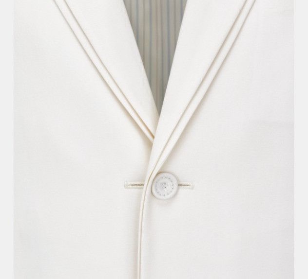 Dior o1w1db10924 Wool Twill Jacket in White Size US M / EU 48-50 / 2 - 3 Thumbnail