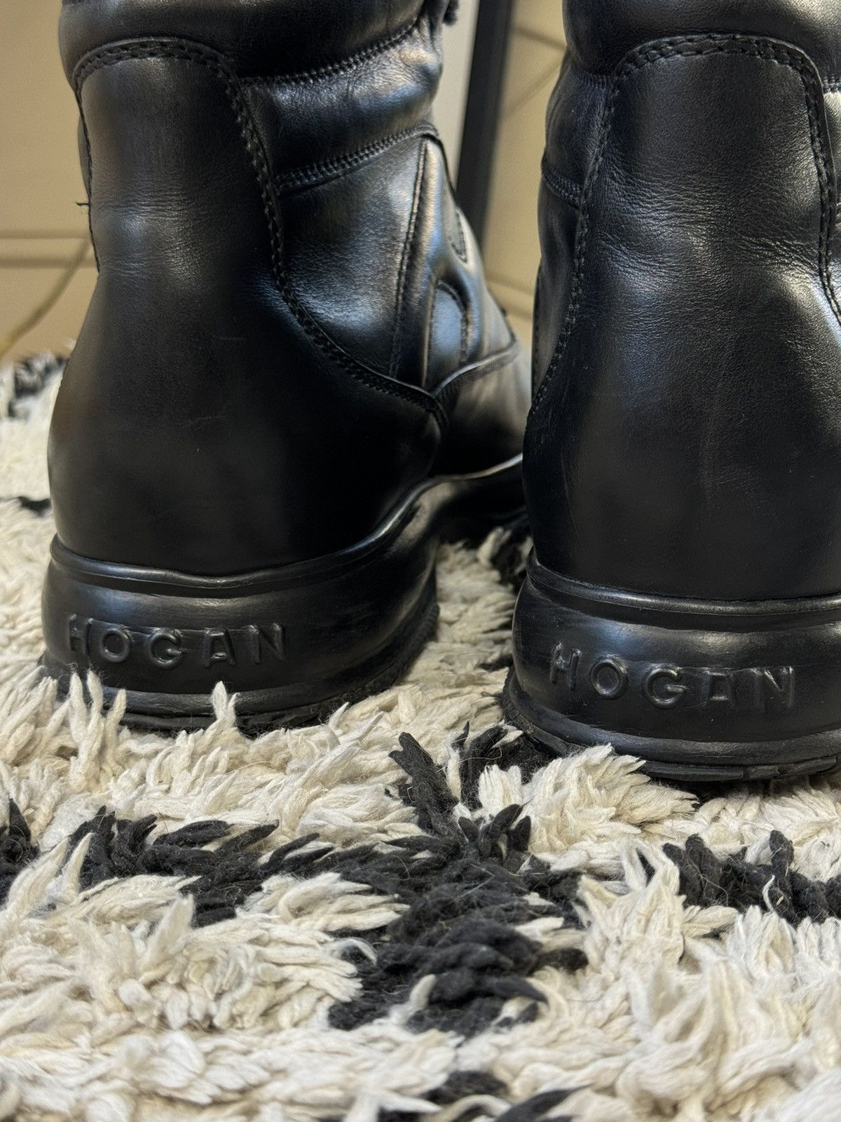 Hogan × Vintage Hogan Interactive leather boots Size US 11.5 / EU 44-45 - 9 Thumbnail