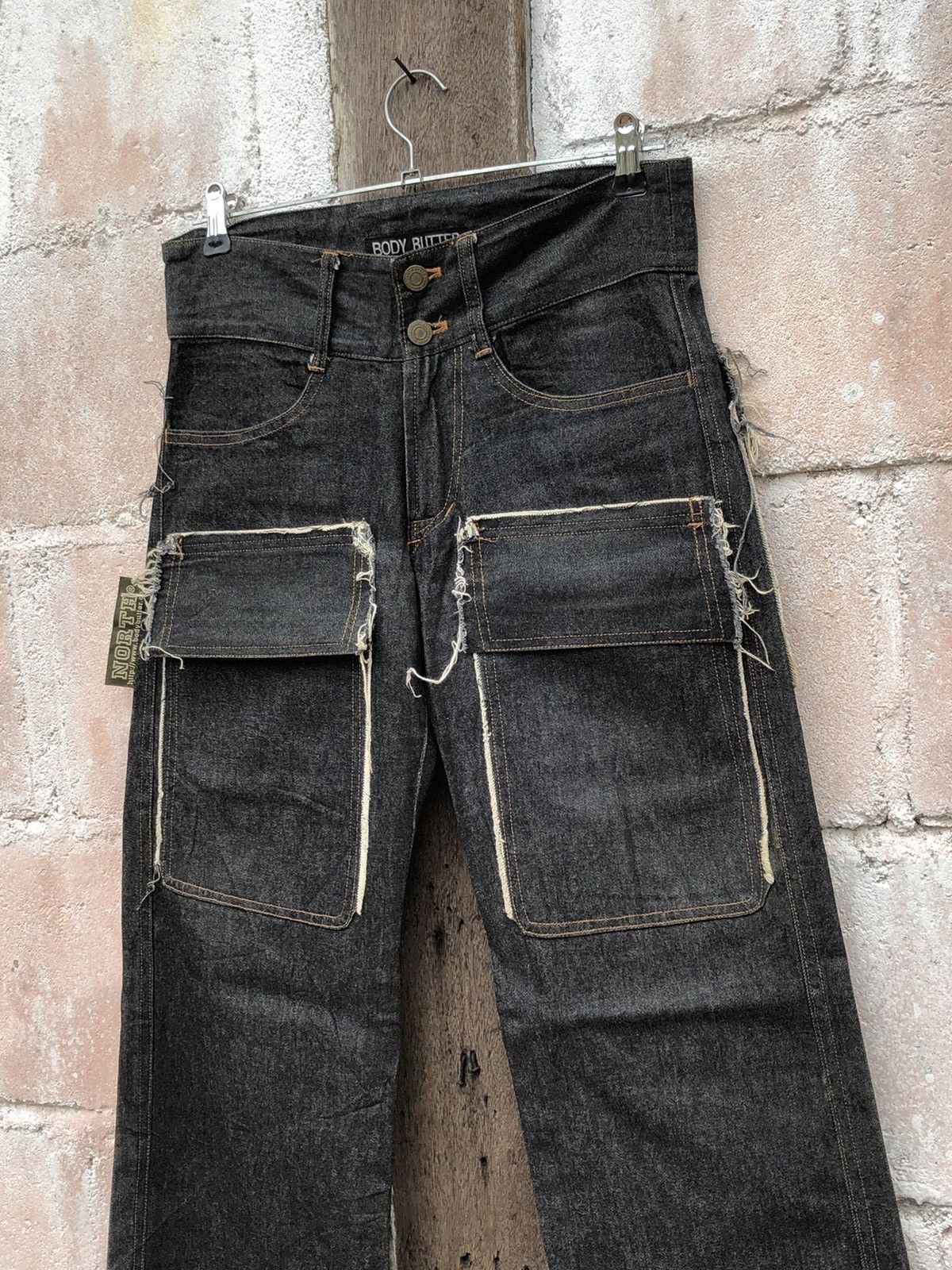 Designer × Japanese Brand Denim Body Butter Parachute Flare Design Bush Pants Size US 30 / EU 46 - 4 Thumbnail