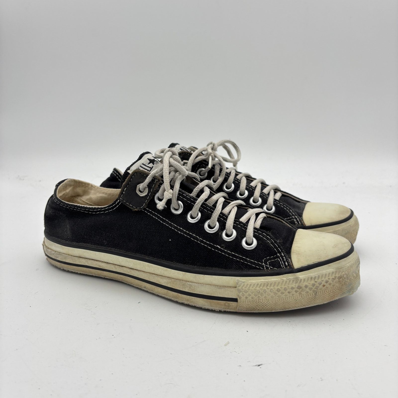 Vintage 90s Converse Chuck Taylor Low Sneakers Men Black
