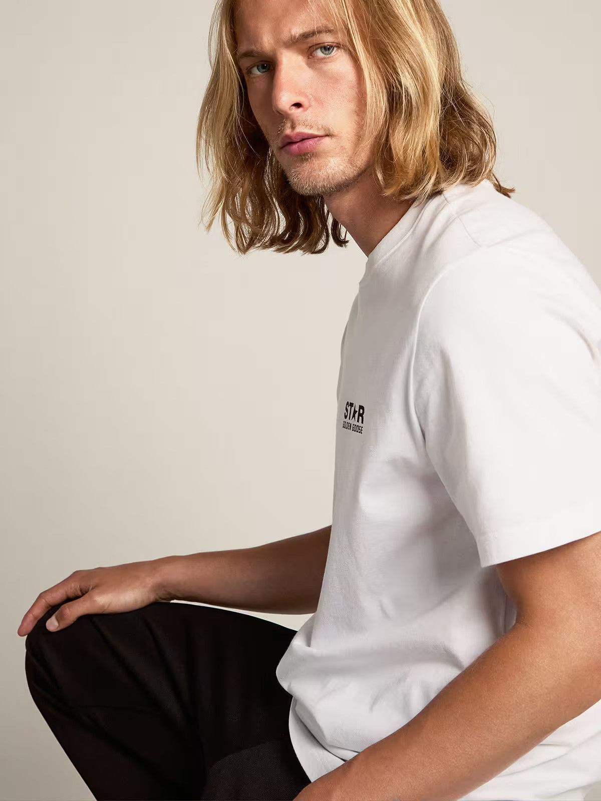 Golden Goose o1s22i1n1224 Cotton T-Shirt in White Size US M / EU 48-50 / 2 - 3 Thumbnail