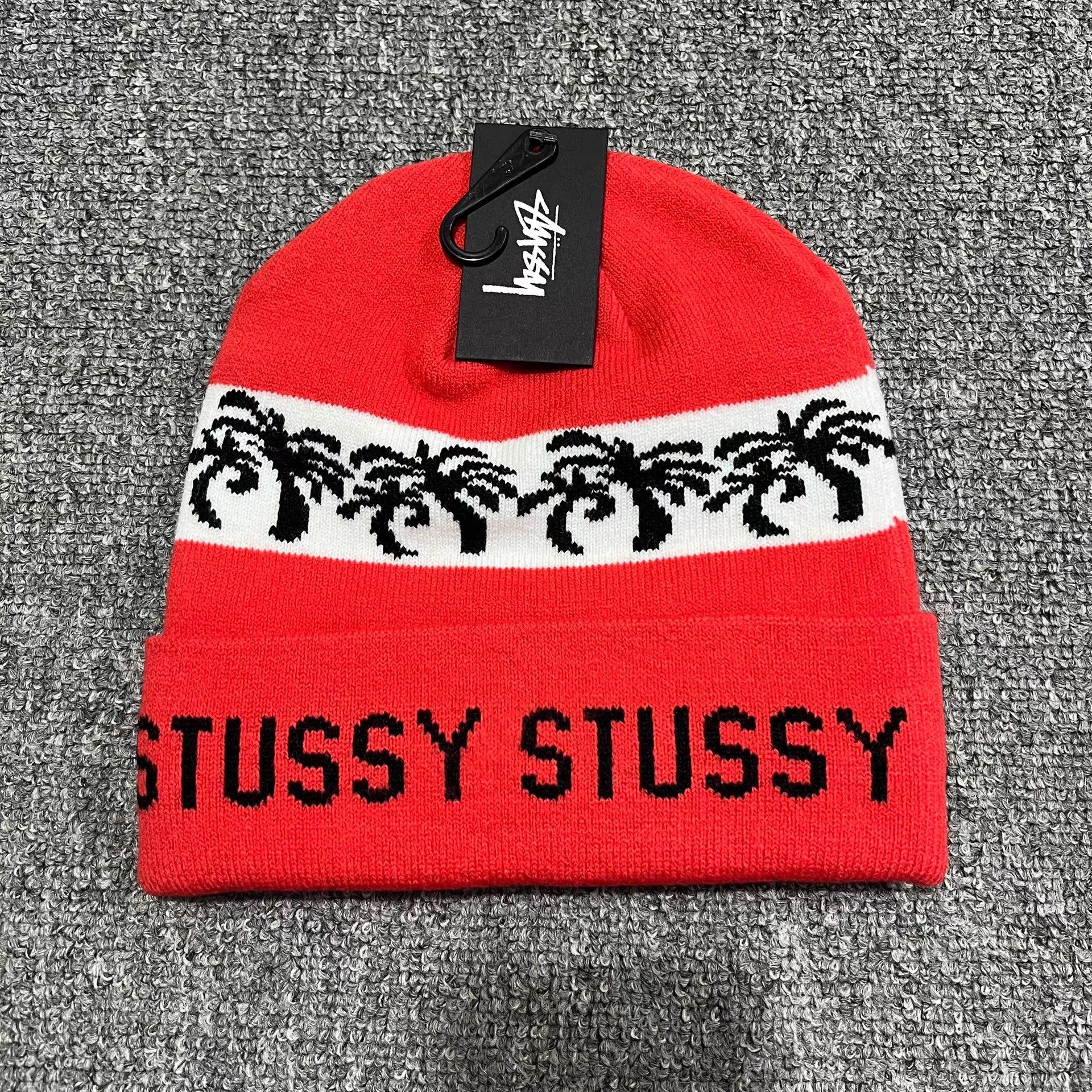 Ts(S) Stussy Palm Tree Knitted Beanie。 Q7 Size ONE SIZE - 1 Thumbnail