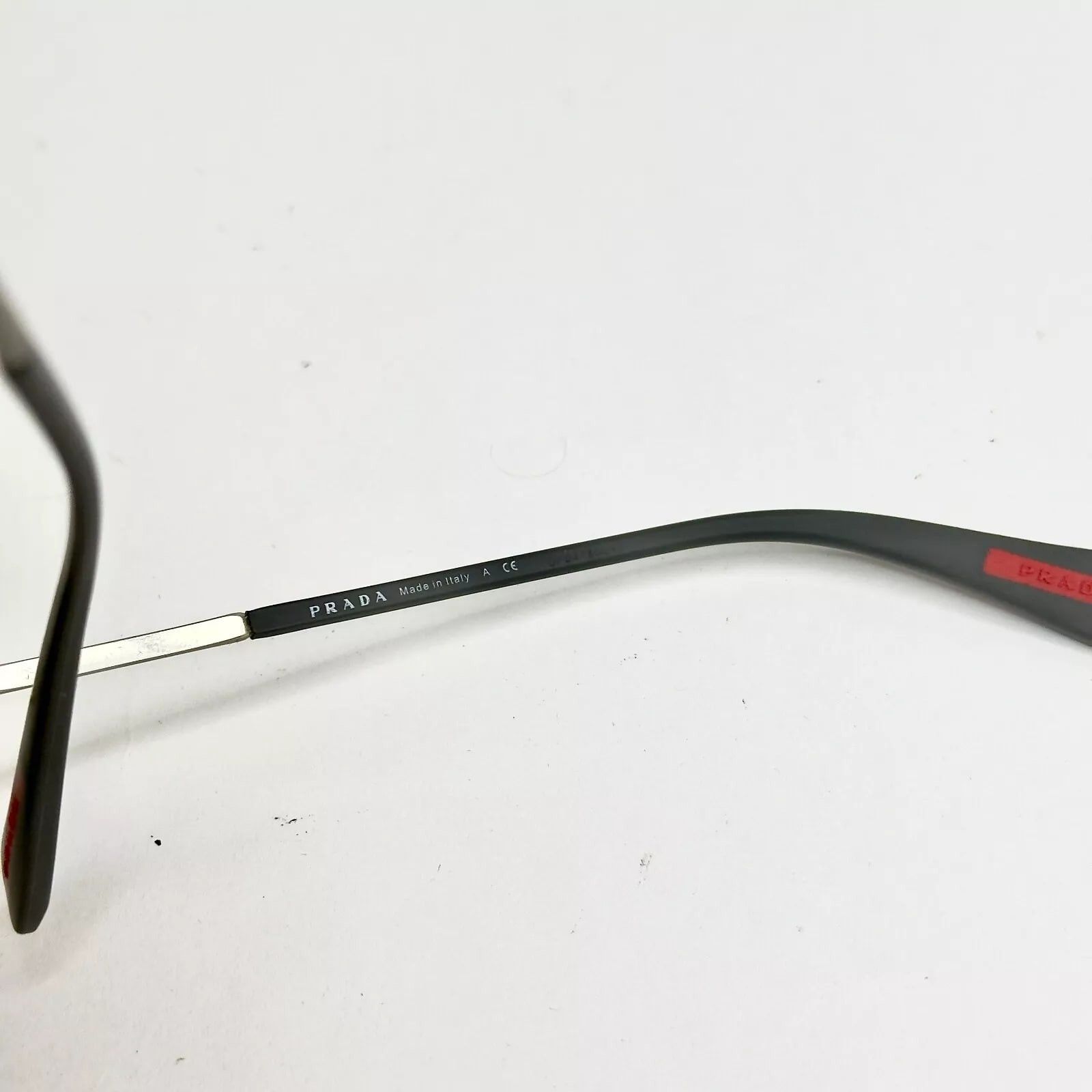 Prada PRADA LINEA ROSSA 55R Rubber Gray Green Sport PS55RS Size ONE SIZE - 8 Thumbnail