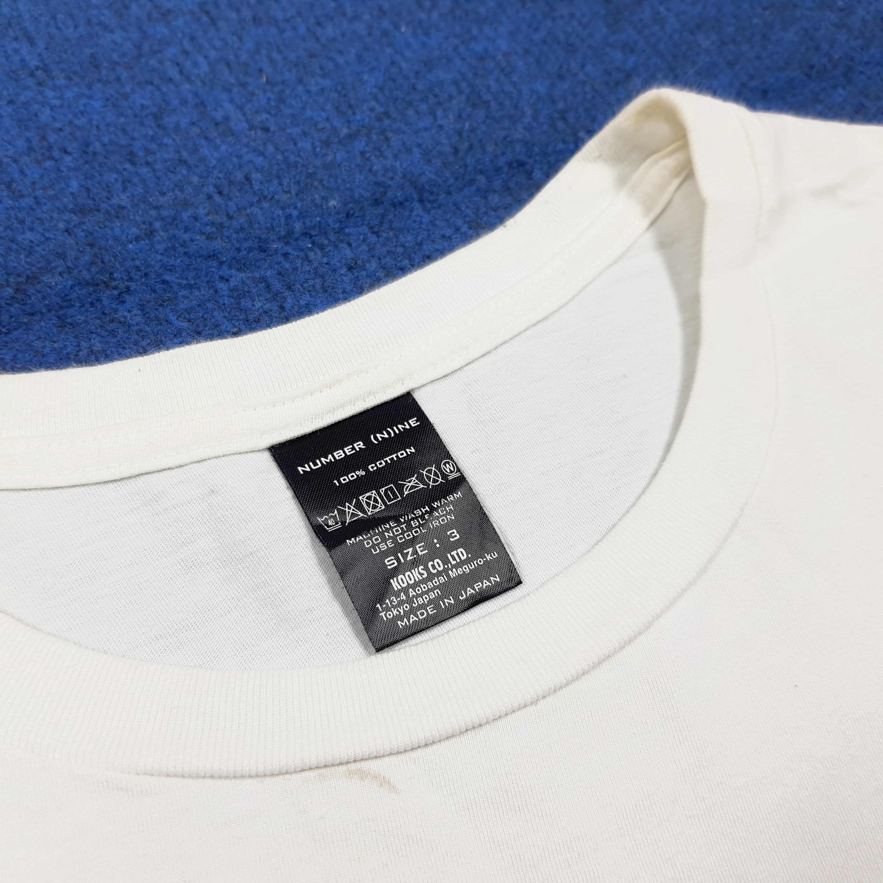 Number (N)ine Vintage Number Nine Spell out Japanese Brand Tshirt C294N50 Size US M / EU 48-50 / 2 - 4 Thumbnail