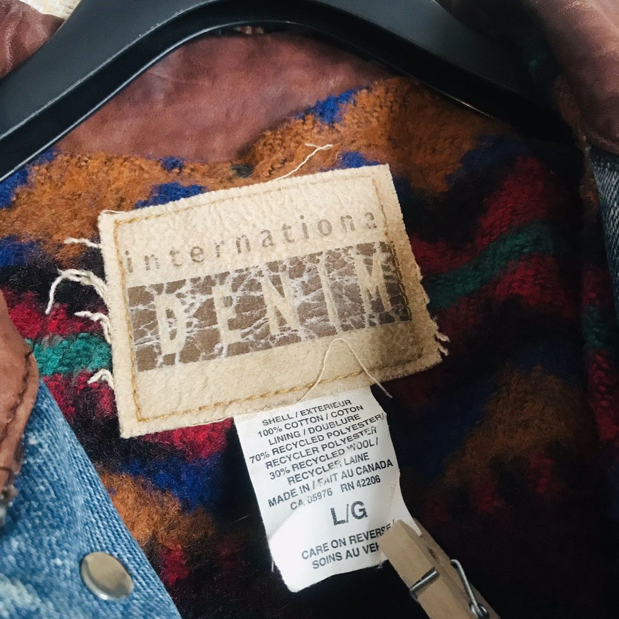 Vintage Vintage Internationa Denim Jacket Size US L / EU 52-54 / 3 - 6 Thumbnail