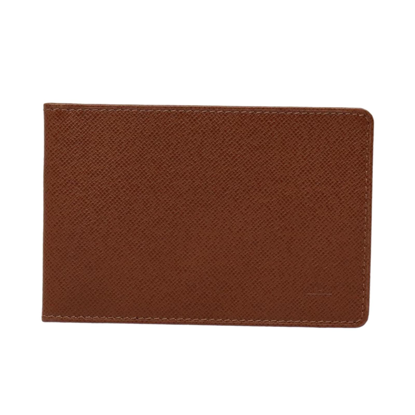 Louis Vuitton Brown Leather Wallet