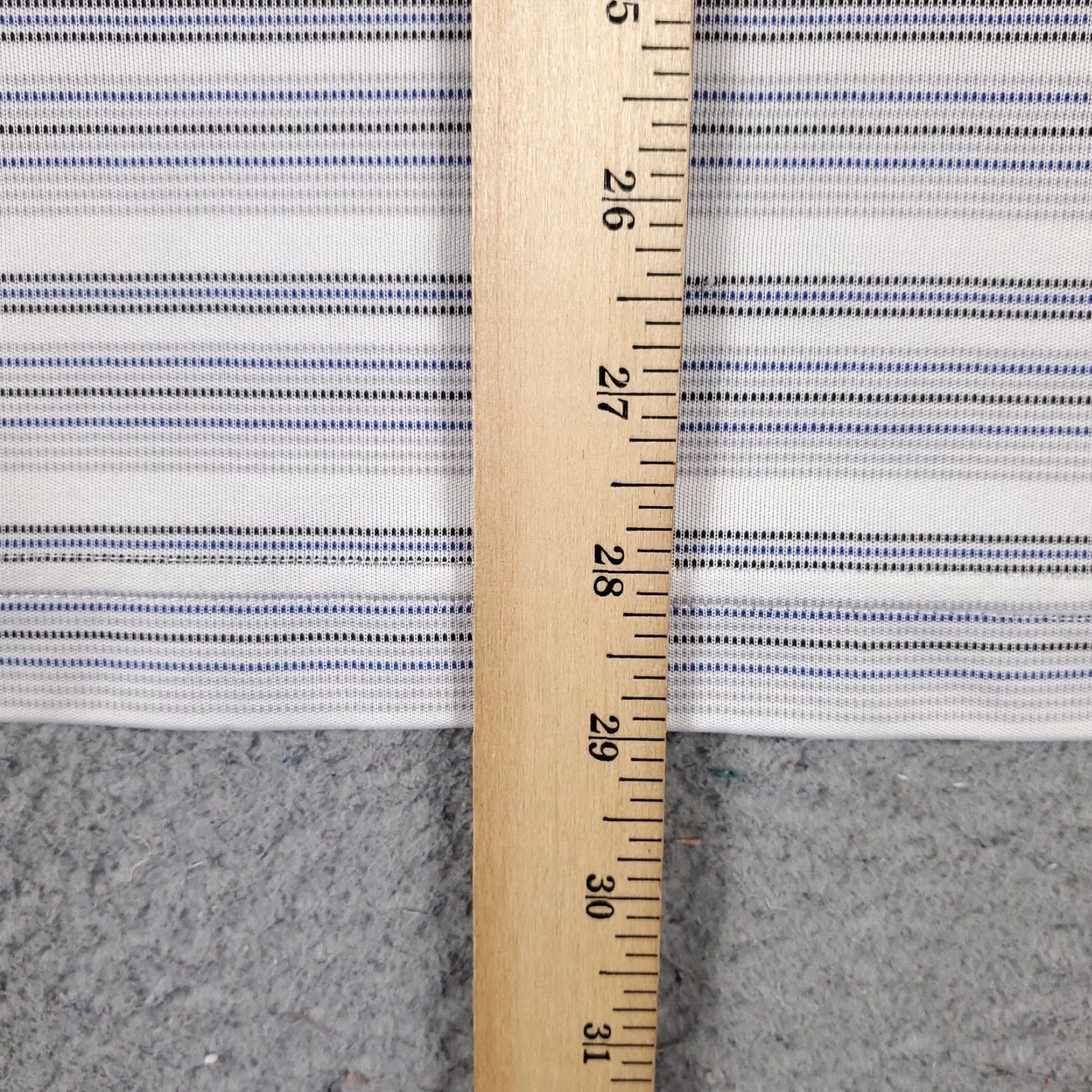 Vintage Greg Norman Shirt Mens Medium Gray Striped Shark Short Sleeve STAINED Size US M / EU 48-50 / 2 - 6 Thumbnail