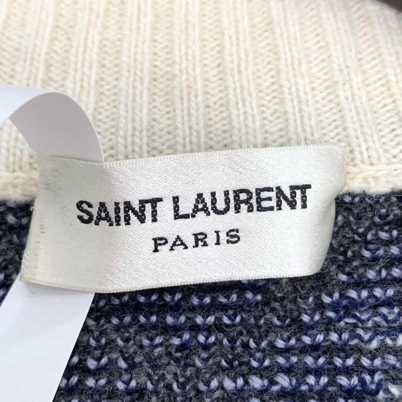 Saint Laurent Paris Saint Laurent SLP Plaid Jacquard Knitted Cardigan Coat K26WX Size M / US 6-8 / IT 42-44 - 5 Thumbnail