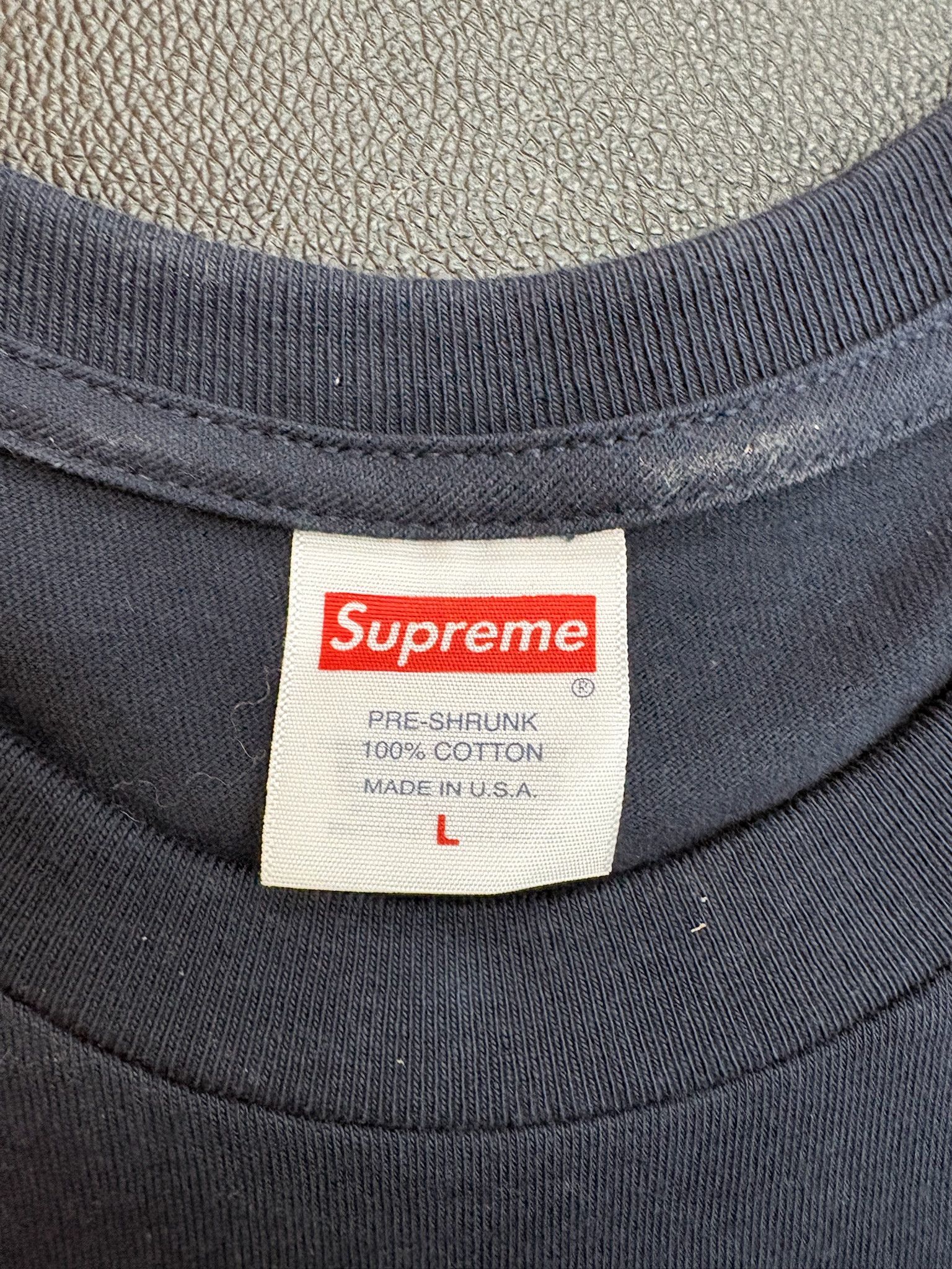 Supreme Supreme "NBA Youngboy" Tee (Navy) Size US L / EU 52-54 / 3 - 3 Thumbnail