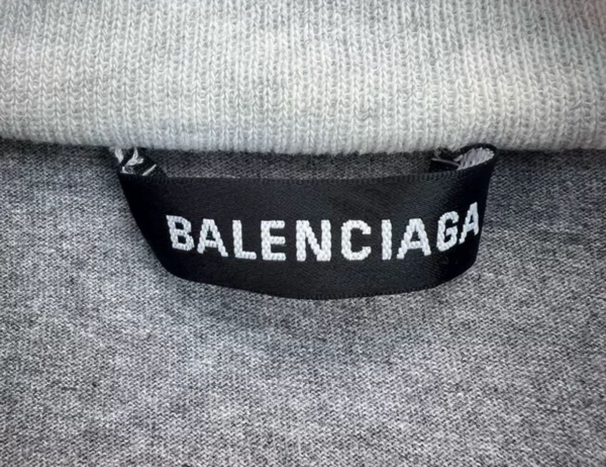 Balenciaga BALENCIAGA Patchwork fake two-piece bunting sweatshirt Size US S / EU 44-46 / 1 - 3 Thumbnail