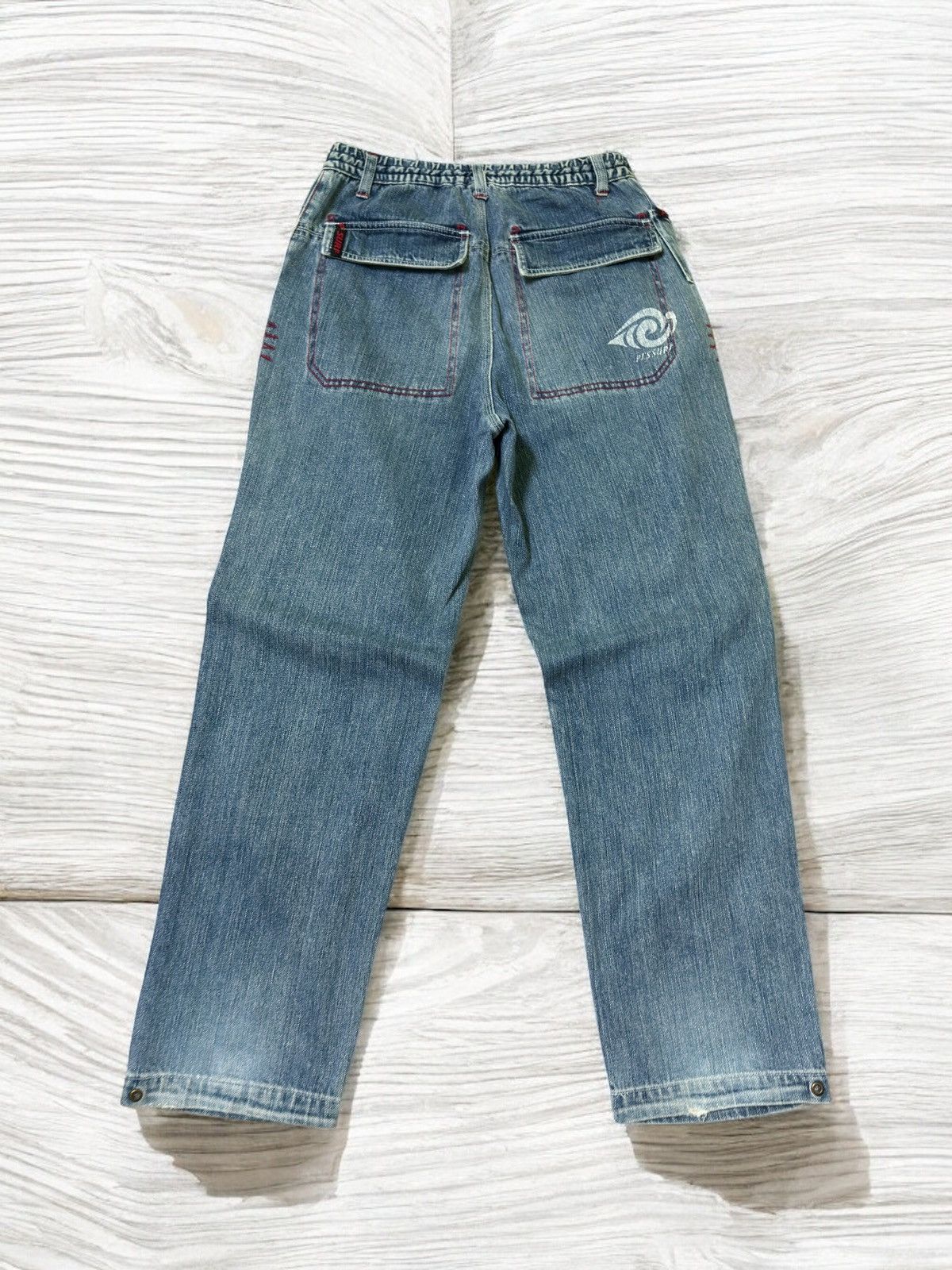 Japanese Brand VINTAGE PJ'S SURF DRAWSTRING JEANS Size US 28 / EU 44 - 2 Thumbnail