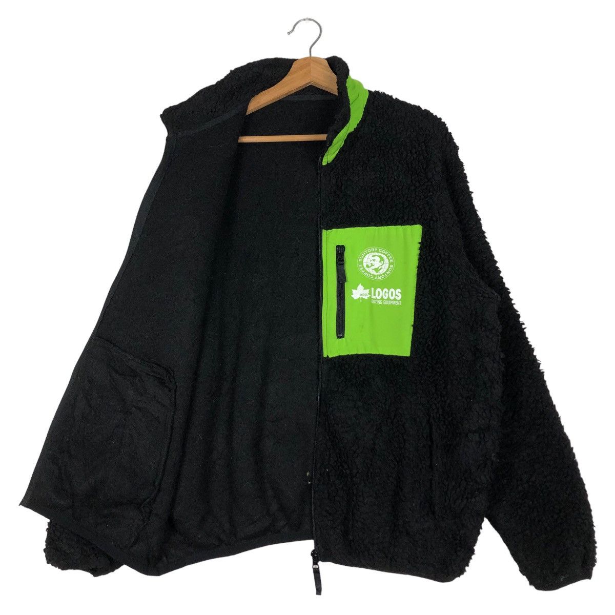 Japanese Brand 🔥Vtg Fleece Dip Pile Sherpa Jacket Suntory Coffee Boss Size US M / EU 48-50 / 2 - 9 Thumbnail