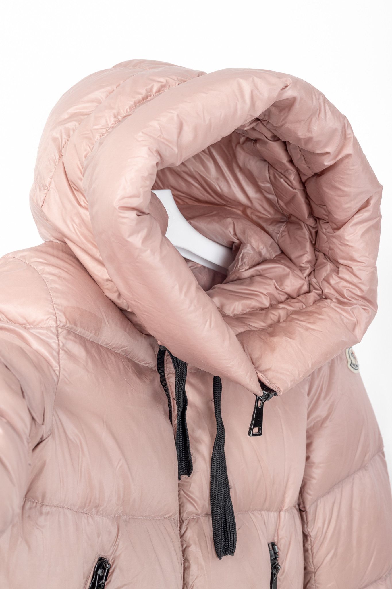 Moncler Moncler Serin Pink Quilted Hooded Down Jacket Size M / US 6-8 / IT 42-44 - 11 Thumbnail