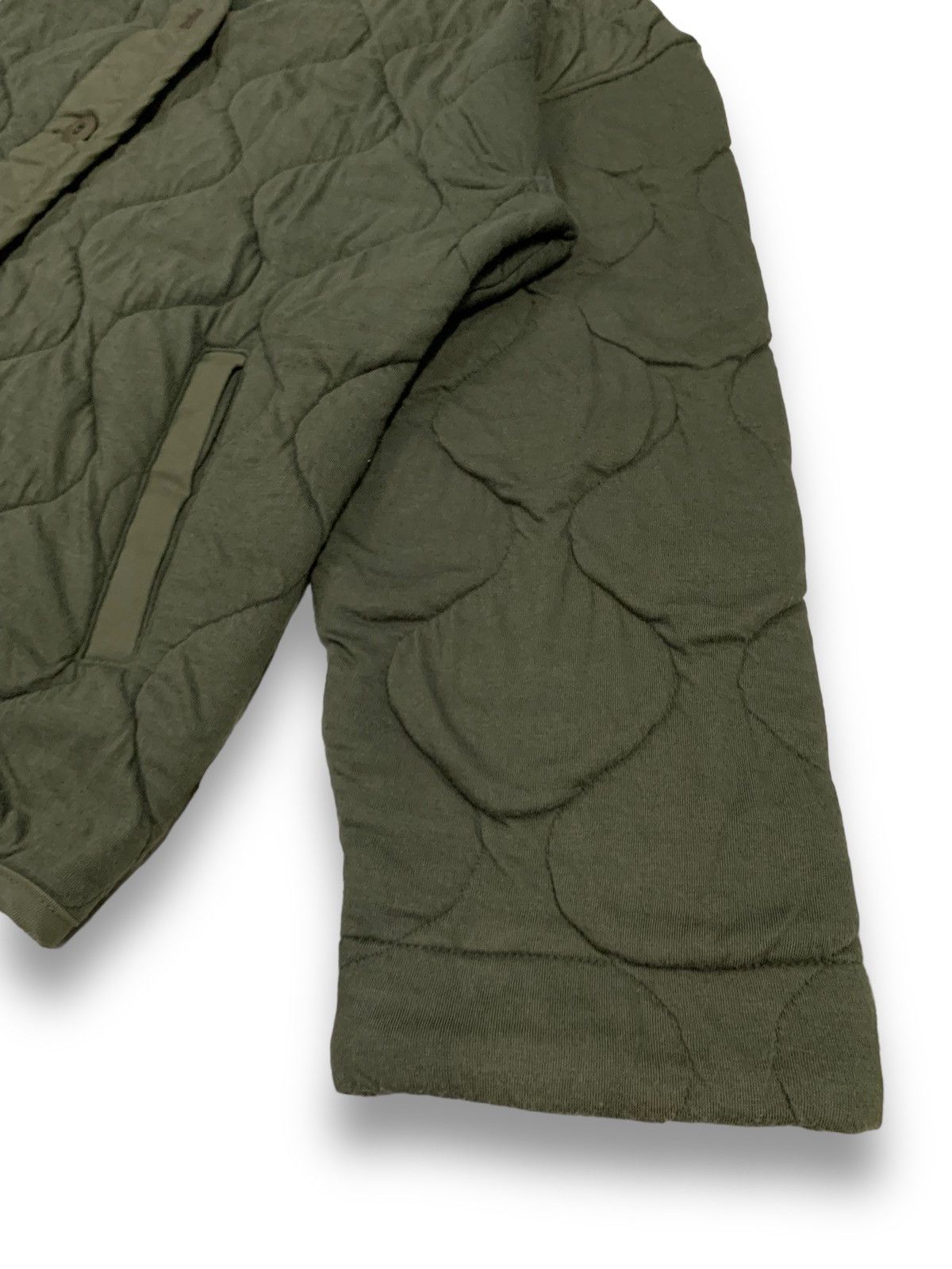 Issey Miyake Japanese Brand Lepsim Quilted Army Green Softshell Cardigan Size US M / EU 48-50 / 2 - 11 Thumbnail