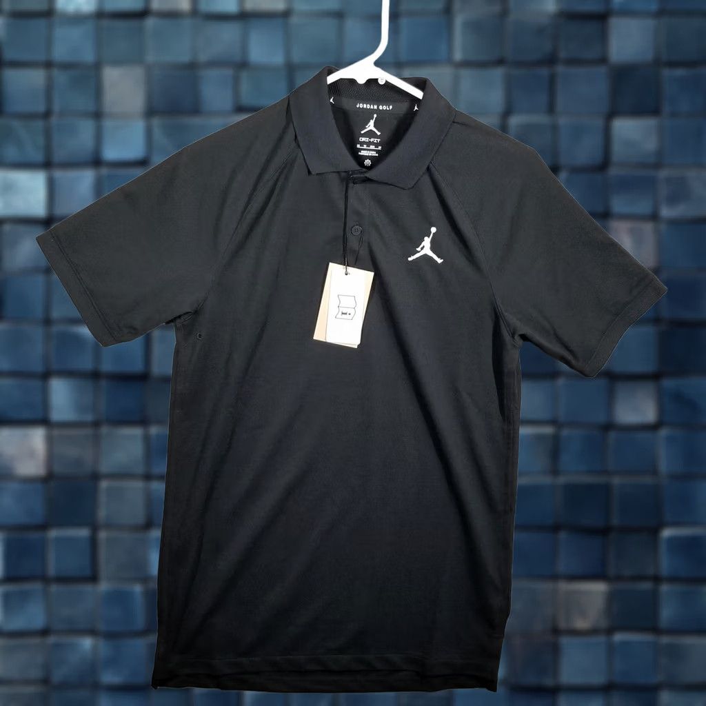 Jordan Brand Nike Jordan Dri-Fit ADV Sport Golf Polo Shirt Black XS Men's Size US XS / EU 42 / 0 - 1 Thumbnail