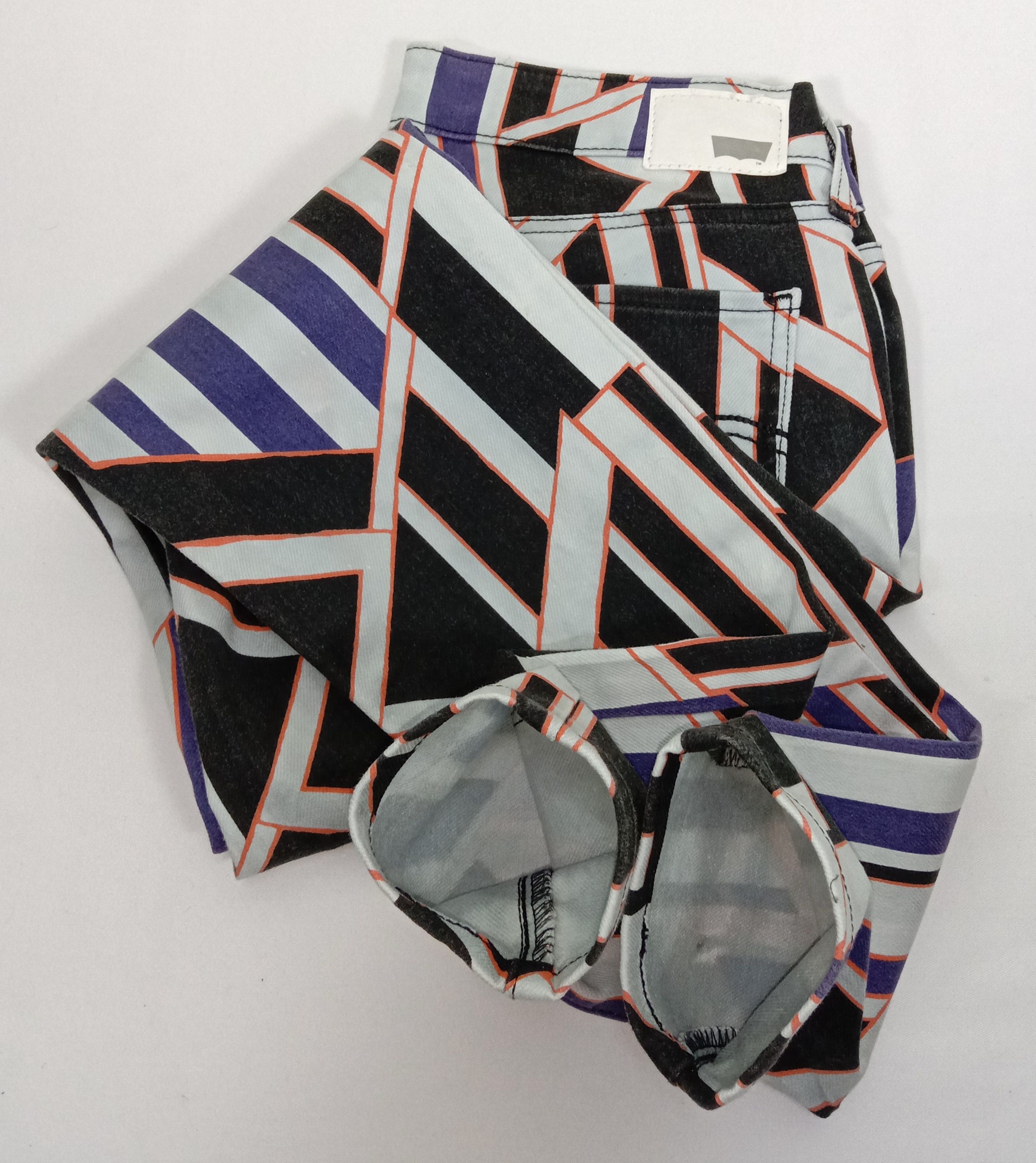 Levi's Levi's Geometric Design Multicolor Jeans Size 29" - 16 Thumbnail