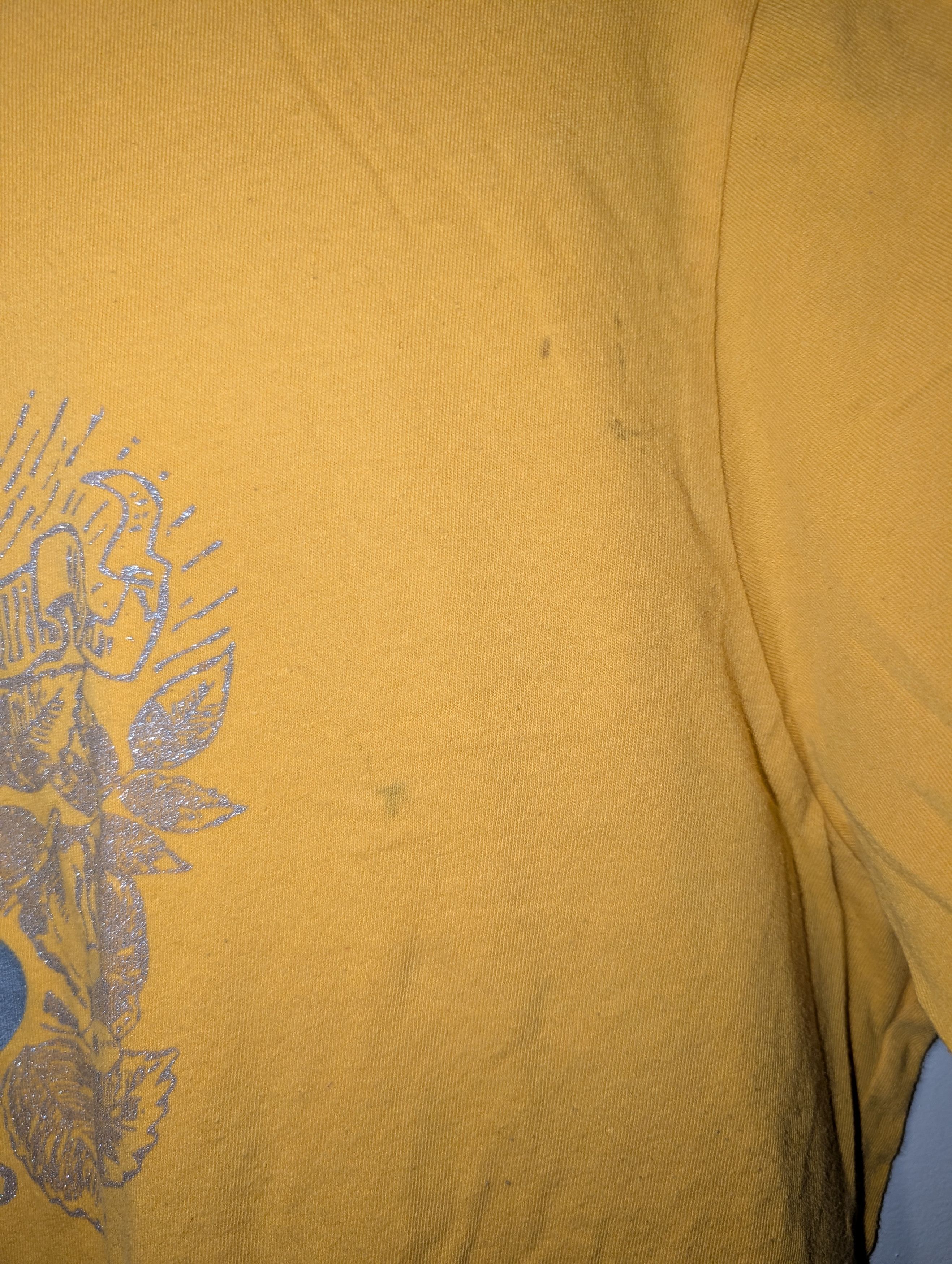 Rocawear Vintage Y2K Rocawear Center Logo Yellow 3X-Large T-Shirt Size 3XL / US 20-22 - 4 Thumbnail