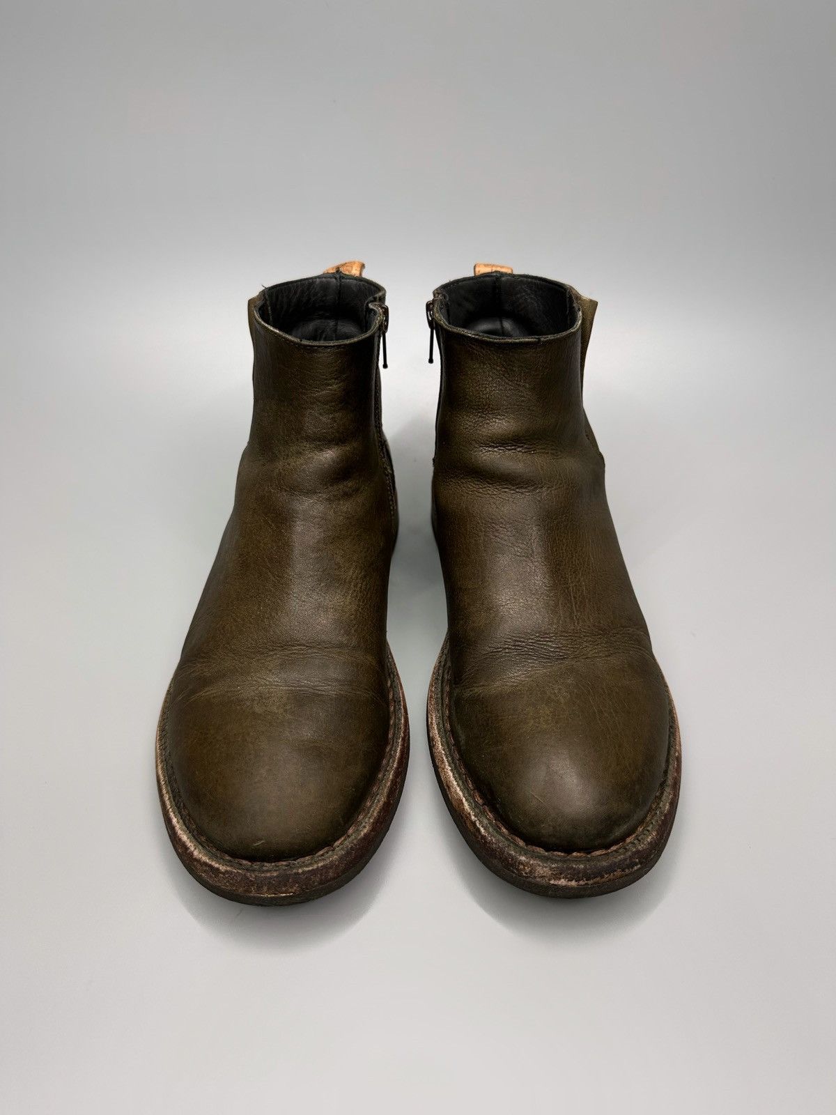 Guidi × MoMA MoMa Leather Zip Boots style Rick Owens Rare Size US 5.5 / EU 38 - 2 Thumbnail