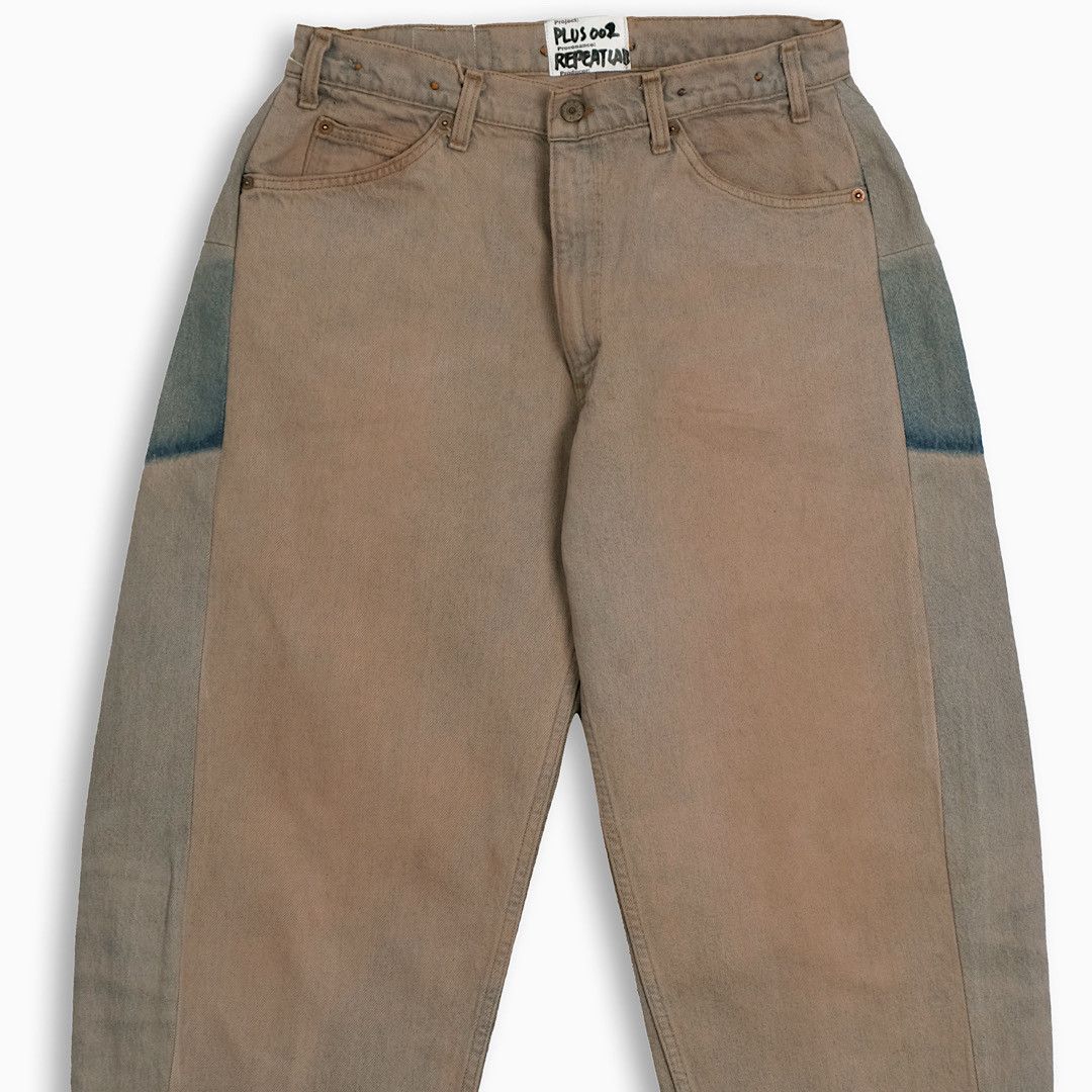 Japanese Brand × Levi's × Vintage REPEAT PLUS 002 Re-Dyeing Dirty Beige 32 Inch (RP002E3202) Size US 32 / EU 48 - 3 Thumbnail