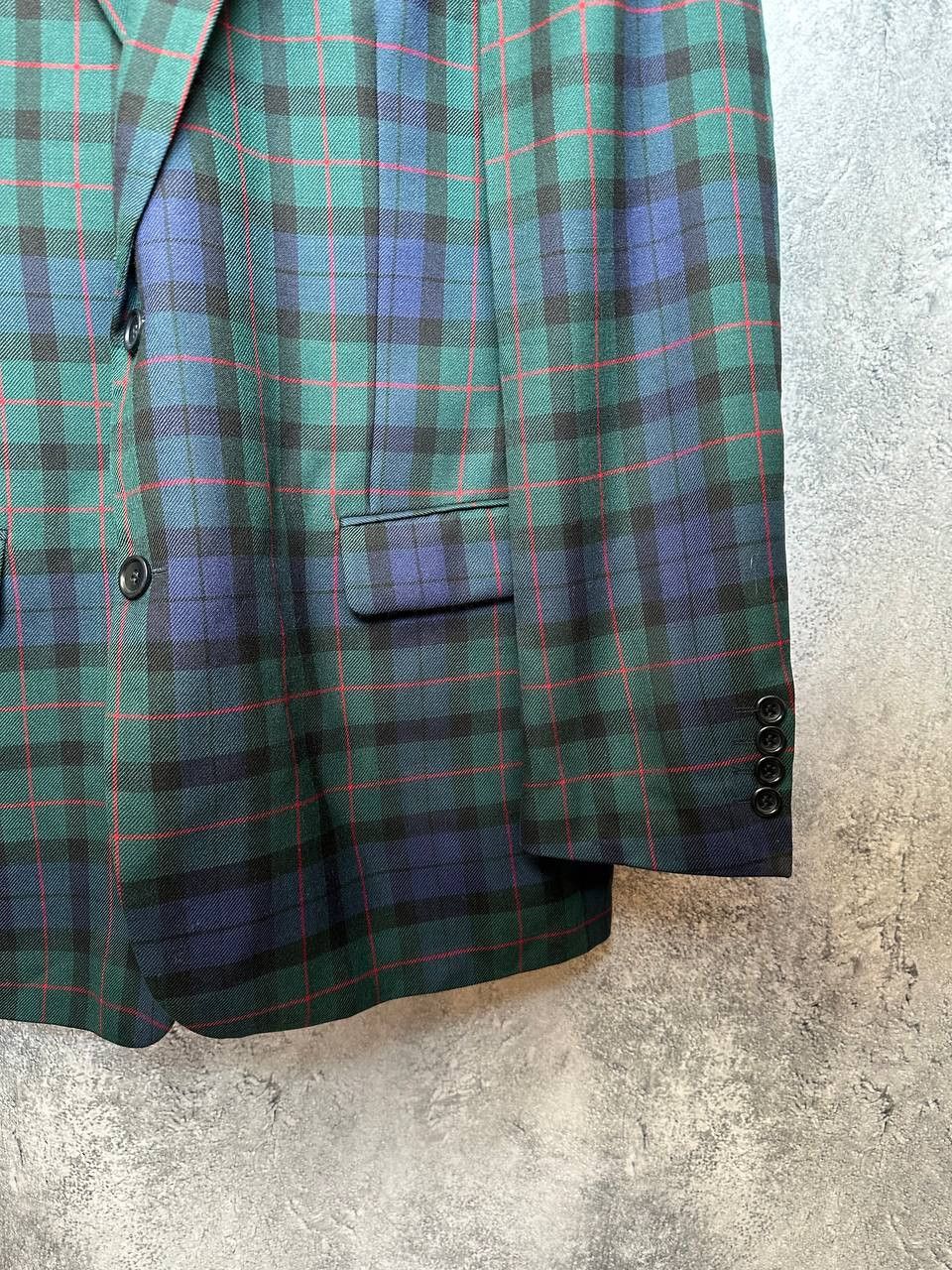 Johnstons Of Elgin Johnstons of Elgin Elson Wool Blazer Tartan Check Jacket Size 54R - 9 Thumbnail