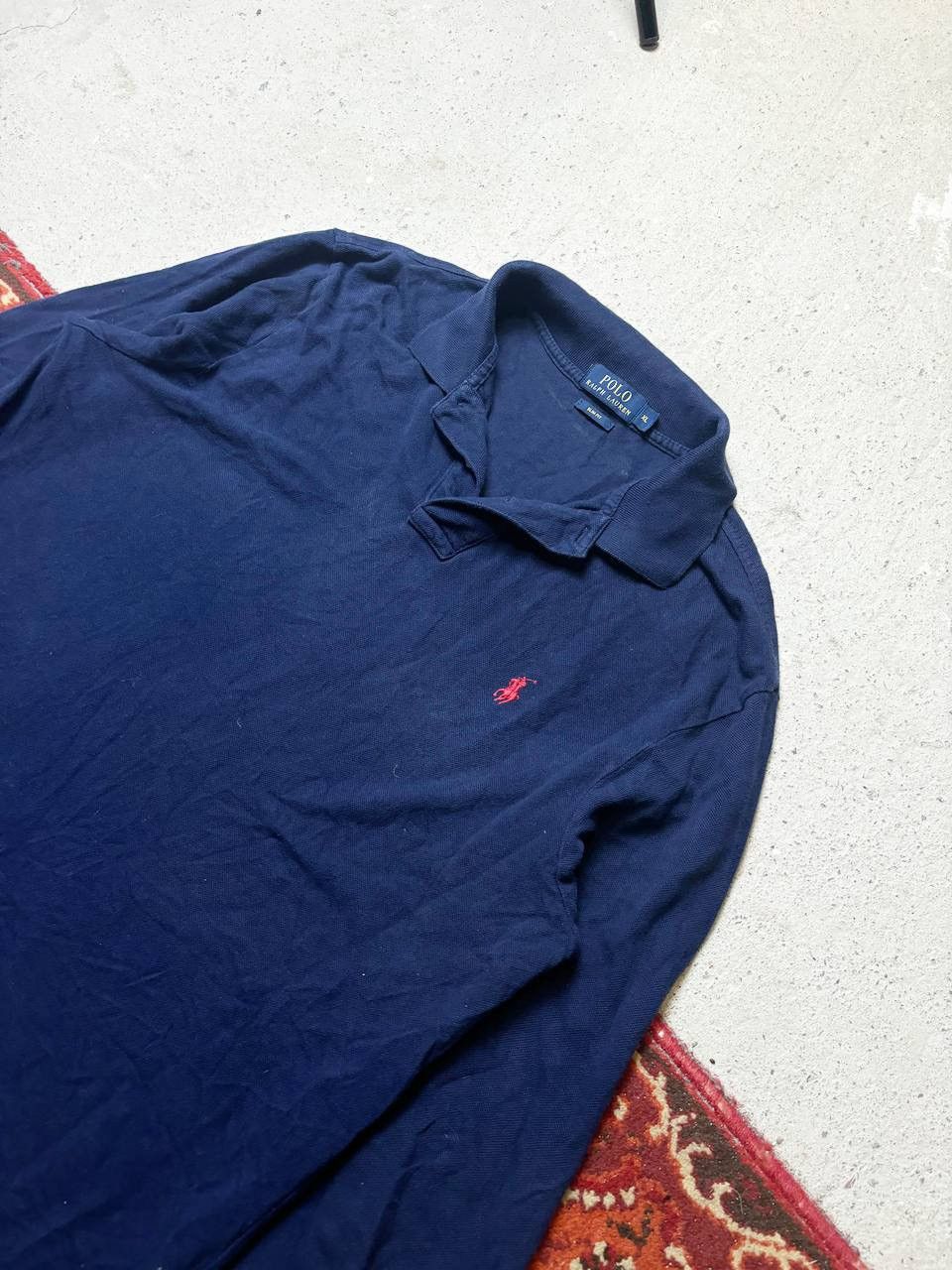 Polo Ralph Lauren × Ralph Lauren × Vintage POLO RALPH LAUREN RUGBY SWEATSHIRT Size US XL / EU 56 / 4 - 2 Thumbnail