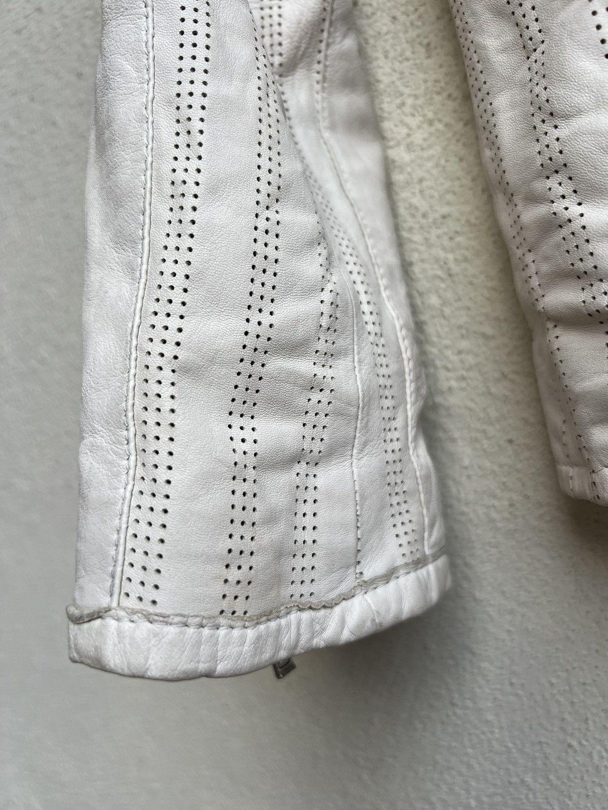 ABAHOUSE Abahouse Japan Patina White Sheep Napa Leather Jacket Size US S / EU 44-46 / 1 - 14 Thumbnail