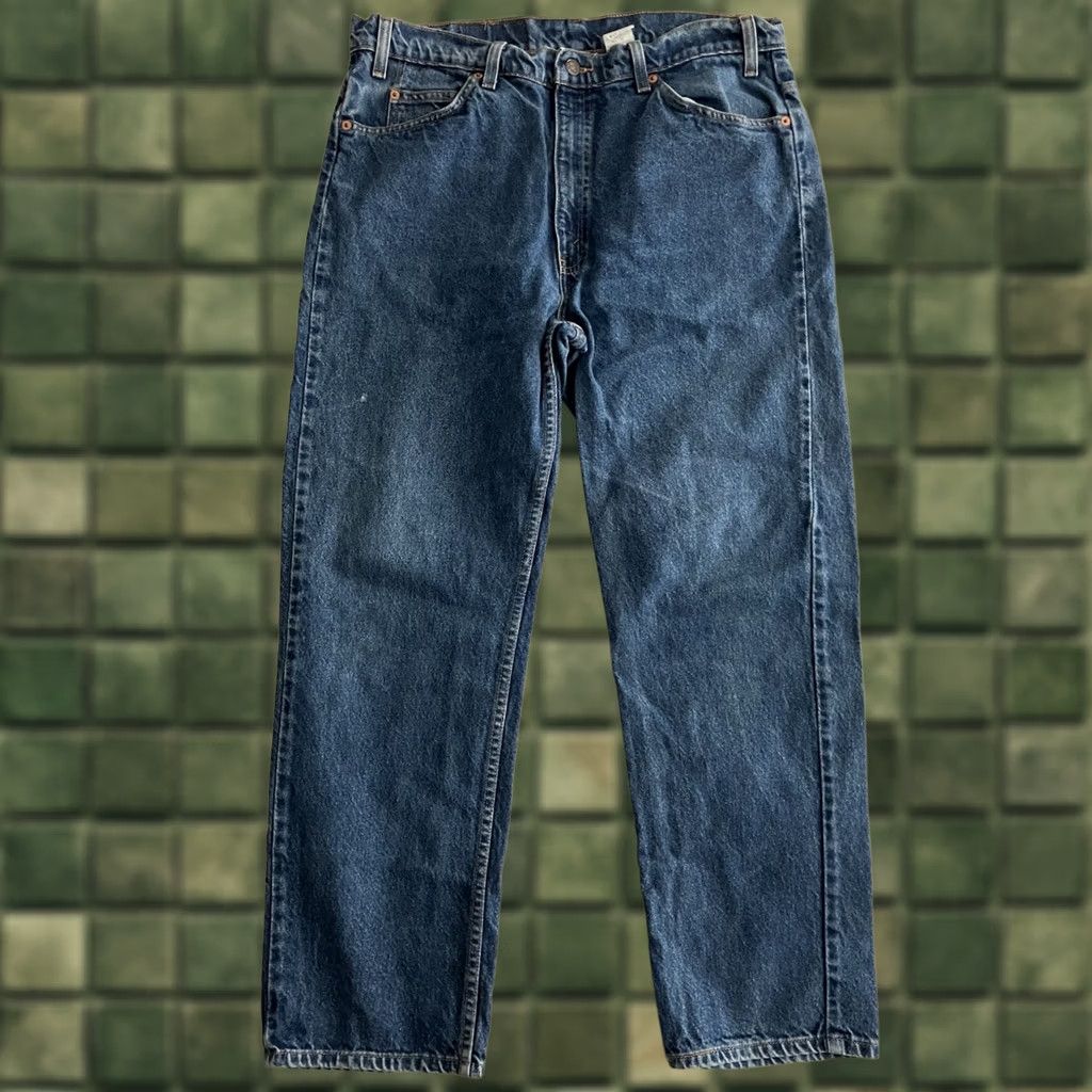 Levi's VINTAGE Levi's 505 Mens 36x30 Jeans Blue Denim Regular Fit 5-Pocket 90s Orange Tab USA Classic Girls? Size US 36 / EU 52 - 1 Thumbnail