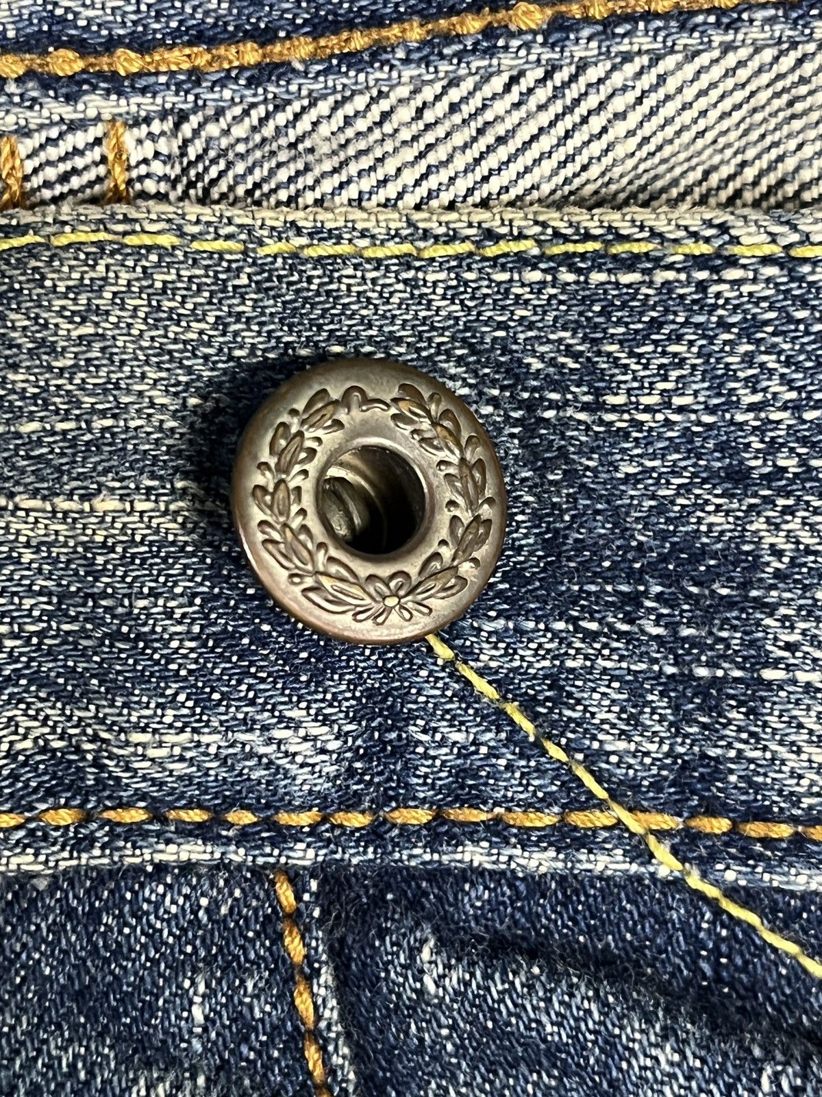 Evisu Evisu Paris Embroidered Dust-Wash Jeans Size US 32 / EU 48 - 12 Thumbnail