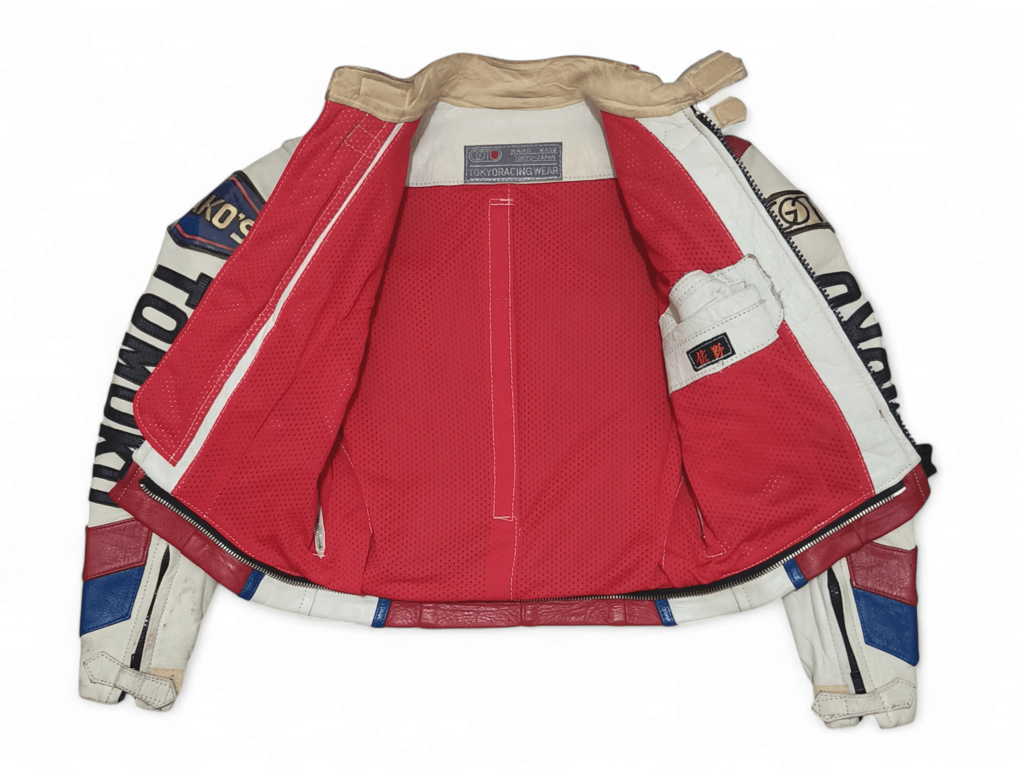 Japanese Brand Vintage Tomoko Igata Motogp 125 Handmade Leather Racing Suit Size US 28 / EU 44 - 5 Thumbnail