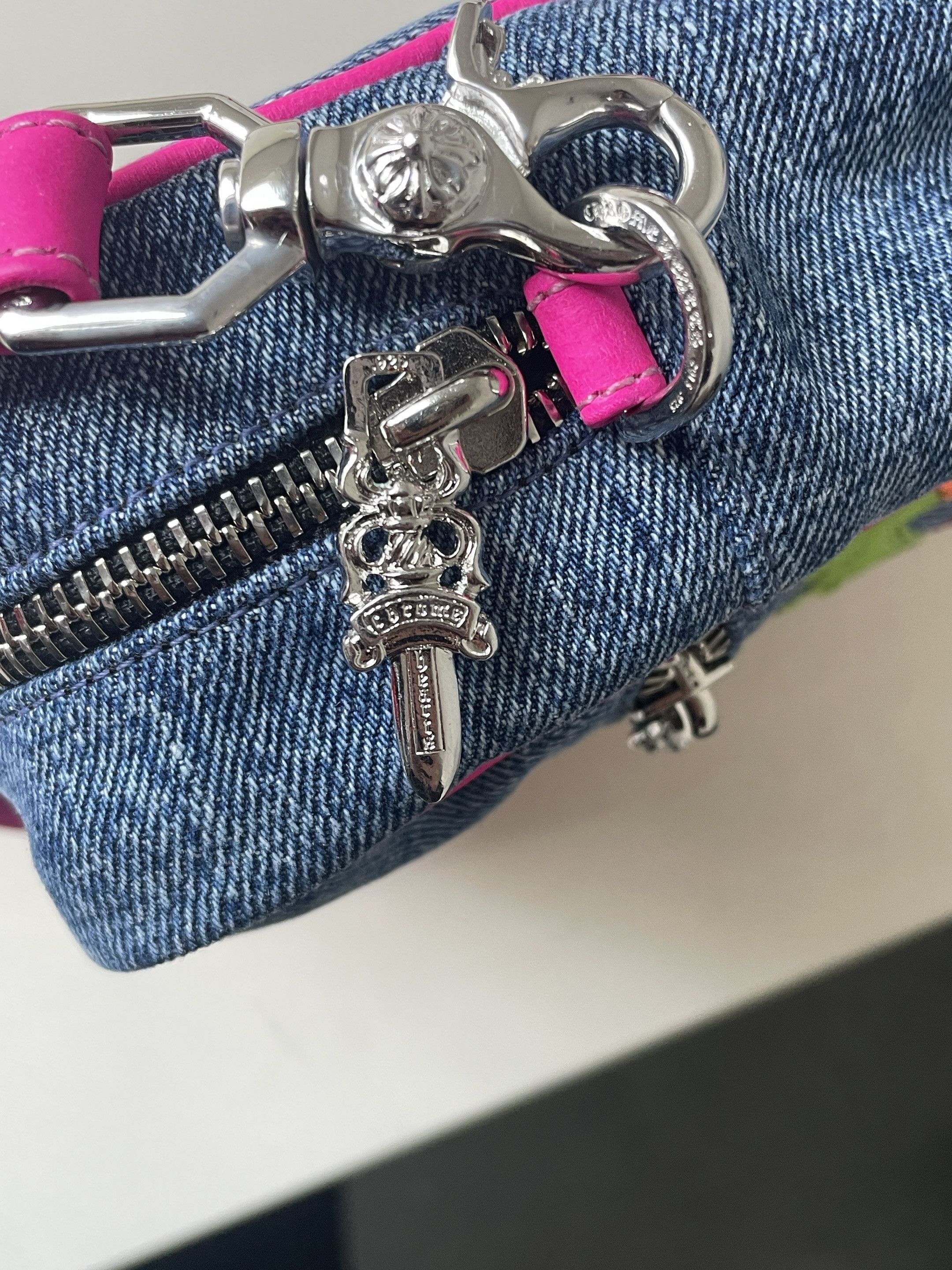 Chrome Hearts Chrome Hearts Multcolor Denim Cross Patch Taka Bag Size ONE SIZE - 10 Thumbnail