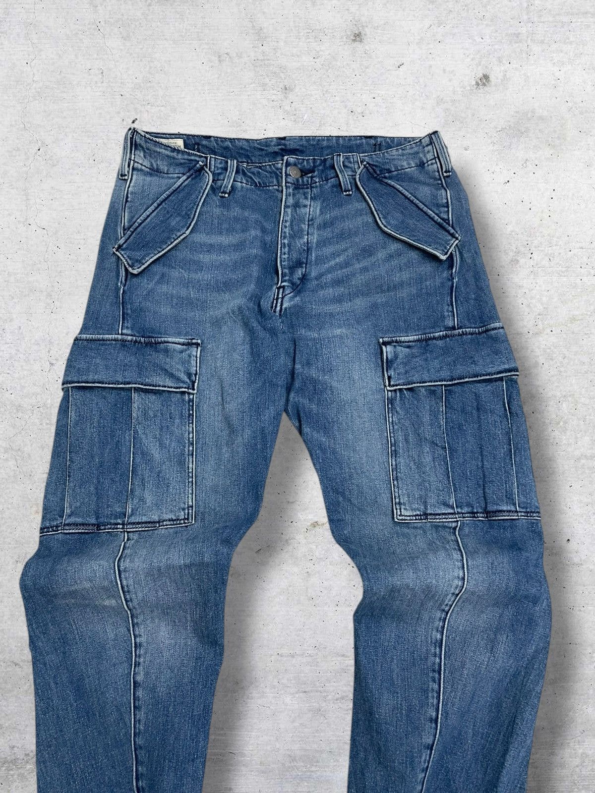 Levi's Vintage Clothing VINTAGE ENGINEERED LEVIS USA DESIGNER TWISTED CARGO DENIM Size US 31 - 4 Thumbnail