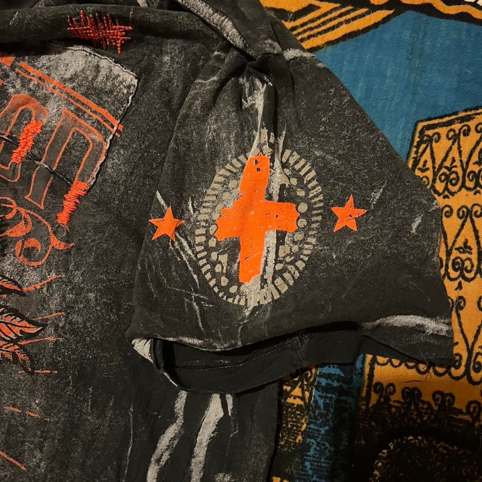 Affliction × JNCO × Tapout Mens affliction shirt y2k tapout cross wings mma elite Size US XXL / EU 58 / 5 - 6 Thumbnail