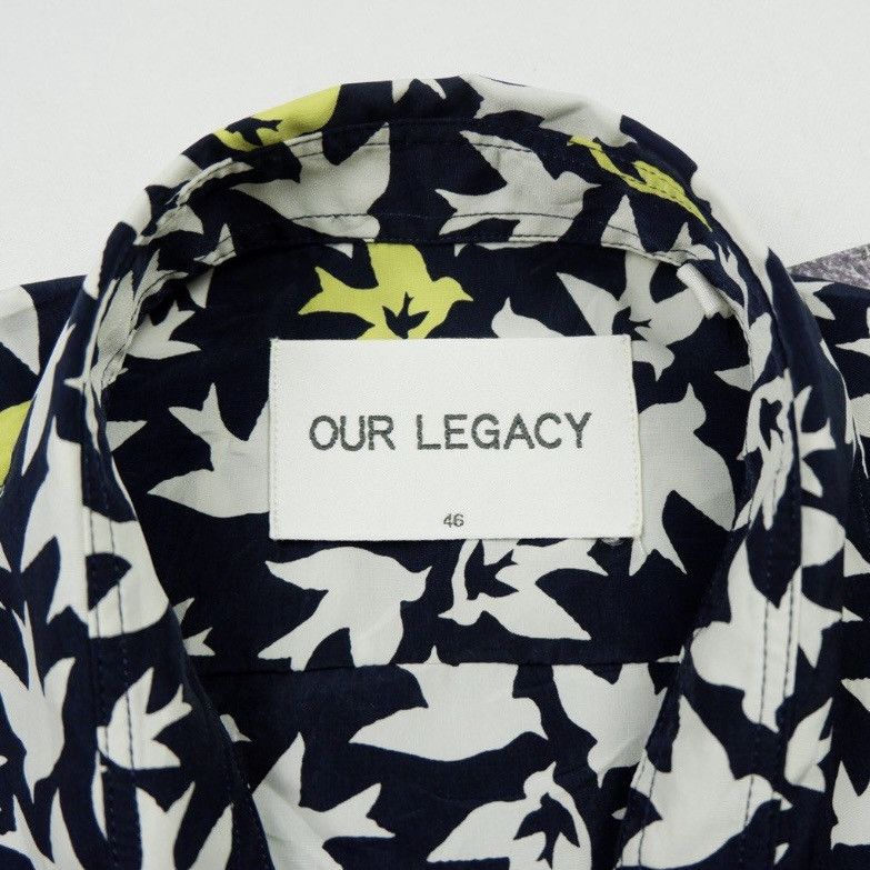 Our Legacy our legacy swallow fullprint shirt button Size US L / EU 52-54 / 3 - 6 Thumbnail