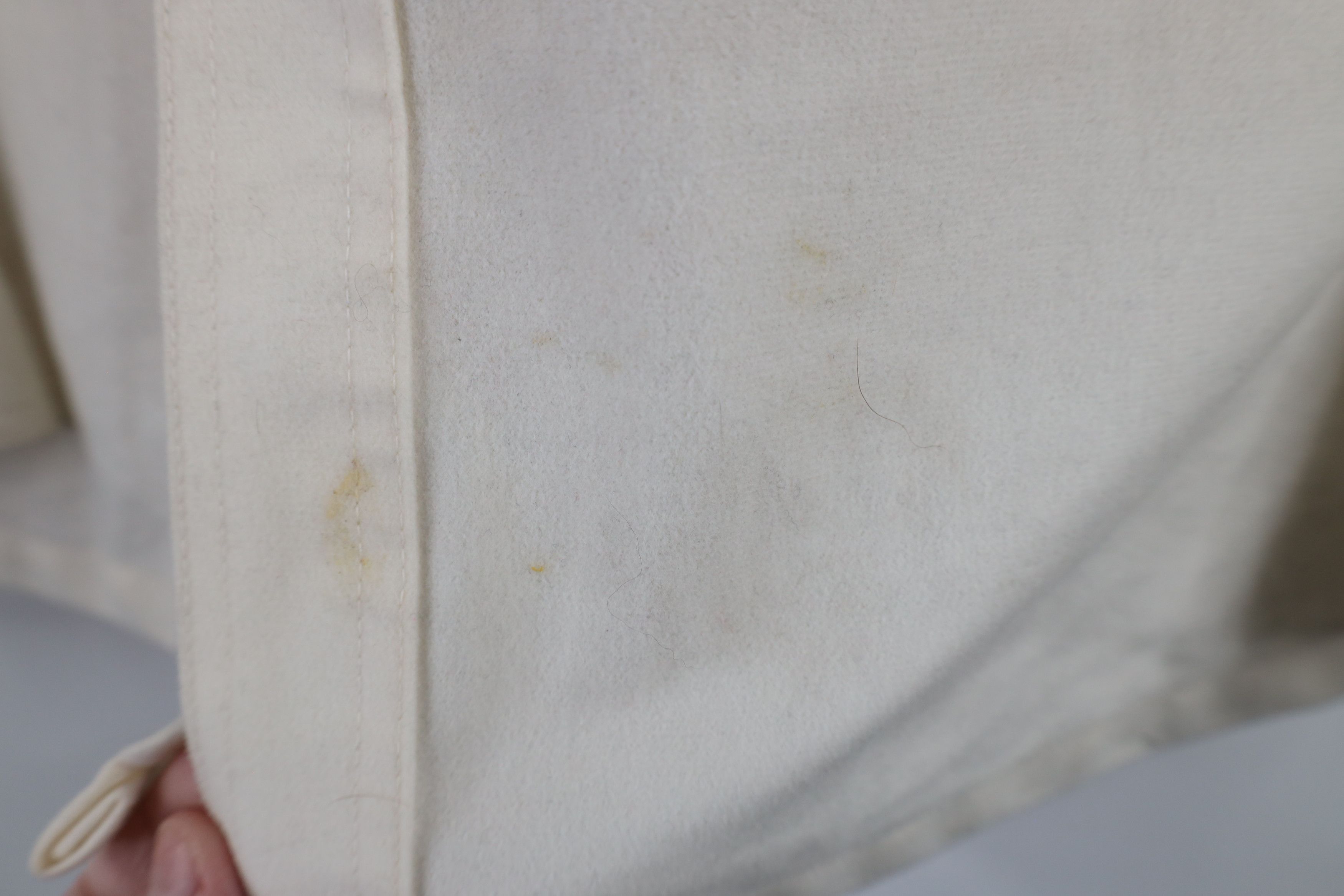 Vintage Vintage 70s Streetwear Chamois Cloth Button Shirt Cream Size US L / EU 52-54 / 3 - 4 Thumbnail