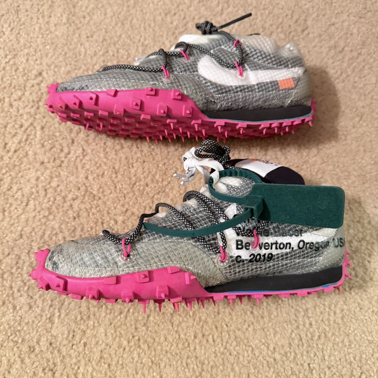 Nike × Off-White Nike X Off-White Waffle Racers Size US 7 / IT 37 - 6 Thumbnail