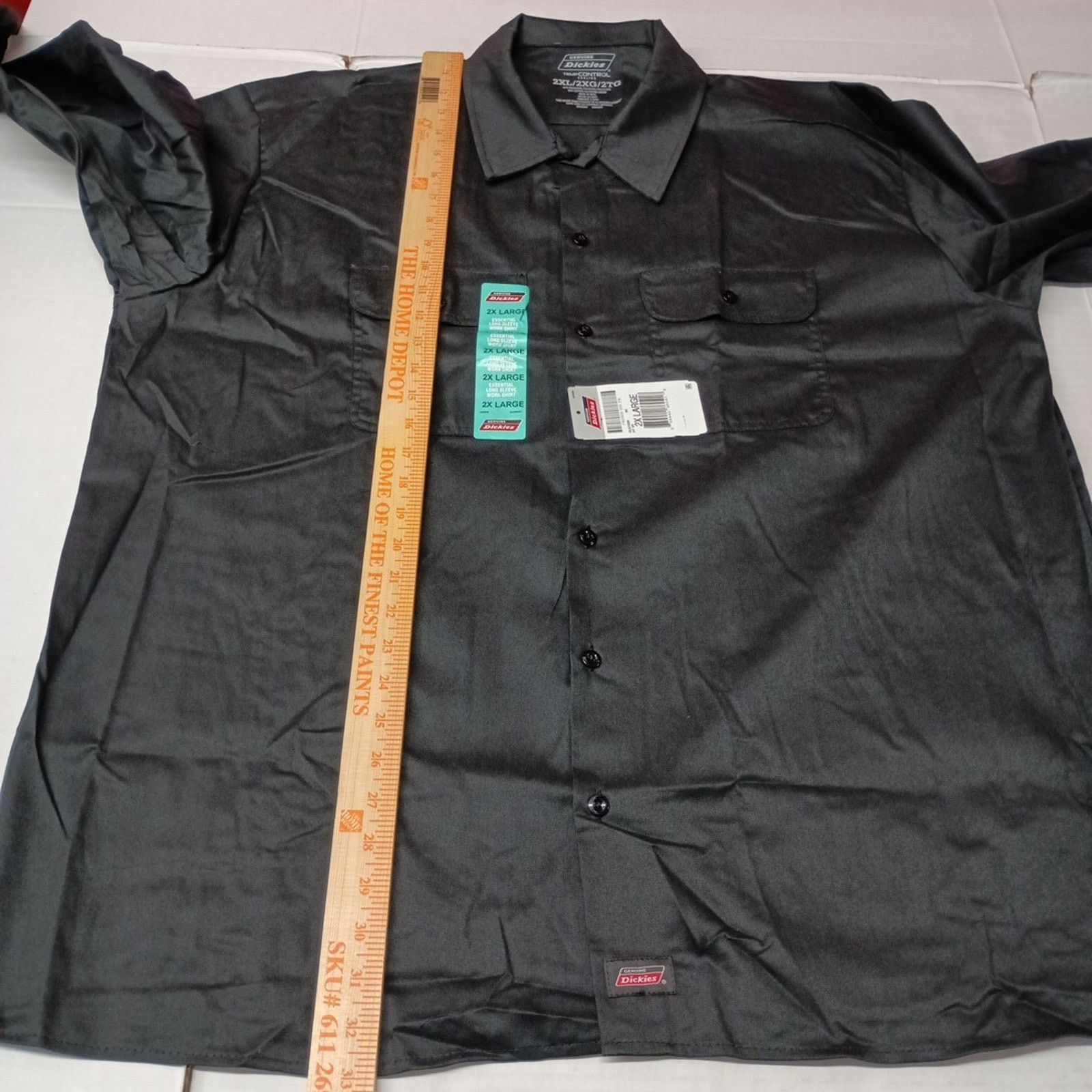Dickies Dickies Essential Work Shirt Men Size 2XL Black Temp Control Size US XXL / EU 58 / 5 - 6 Thumbnail