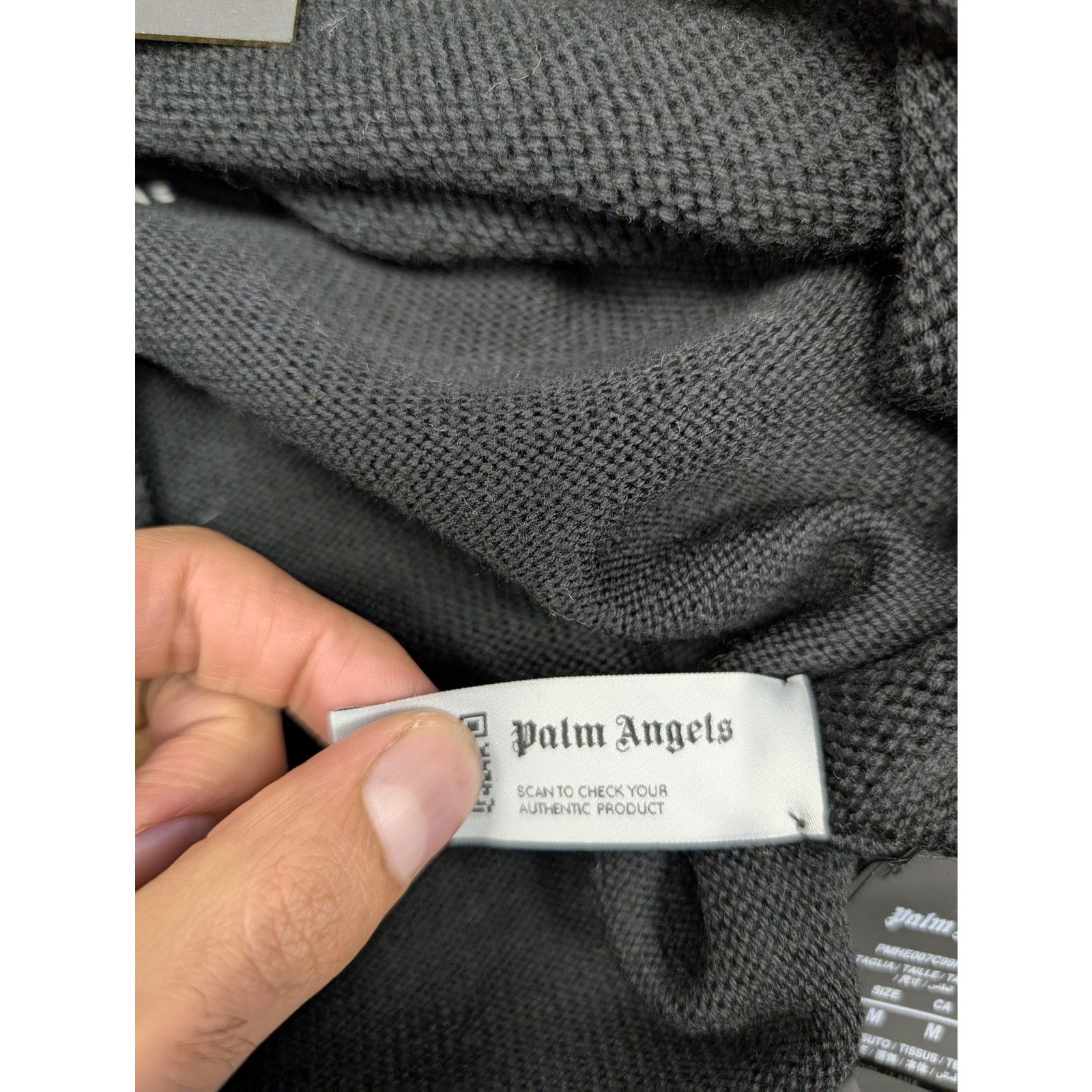 Palm Angels o1rshd1 PA Bear Sweater in Black/Brown Size US M / EU 48-50 / 2 - 15 Thumbnail