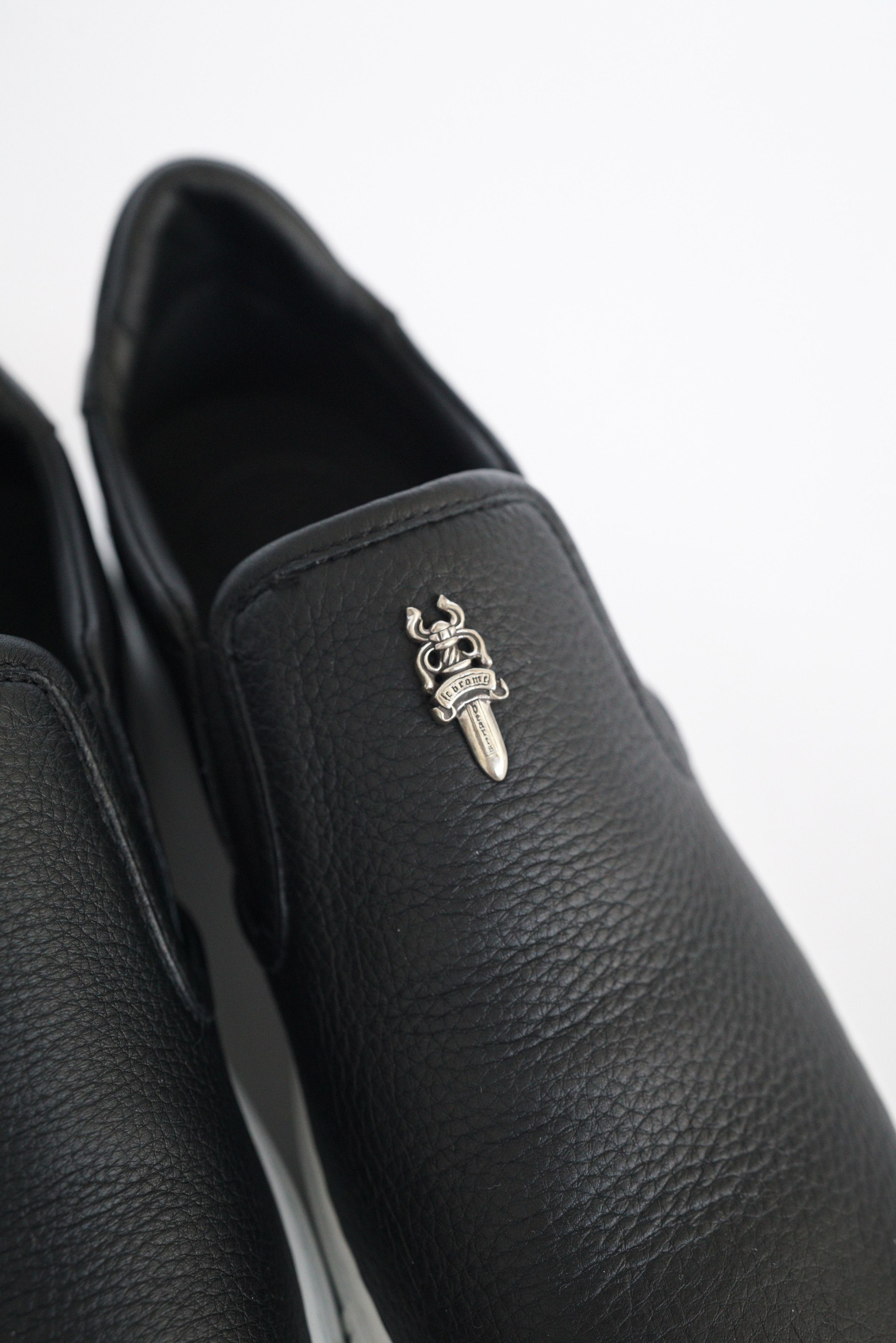 Chrome Hearts Chrome Hearts Black Leather Dagger Slips On Size US 8 / EU 41 - 7 Thumbnail