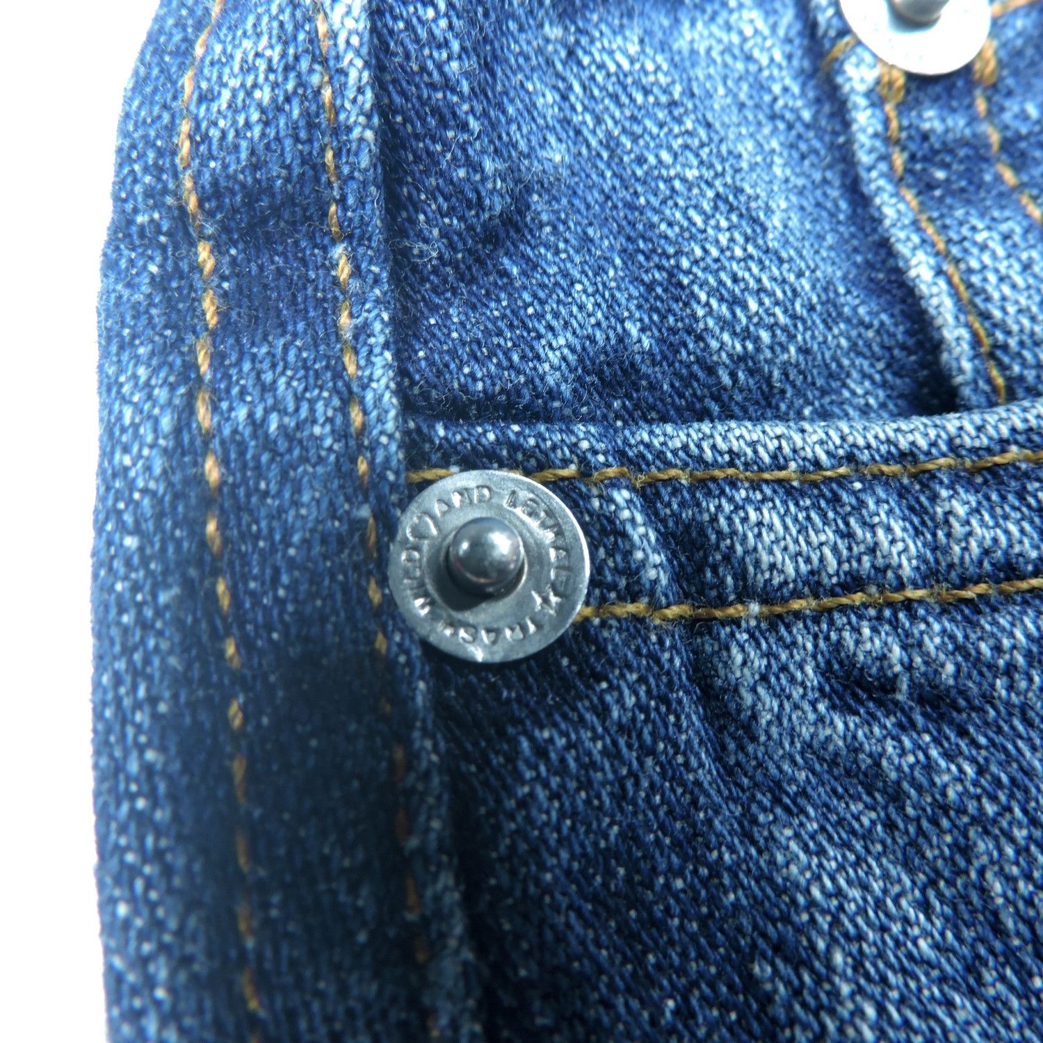 Walter Van Beirendonck W&LT WILD AND LETHAL KISS THE FUTURE DENIM MINI SKIRT Size 26" / US 2 / IT 38 - 11 Thumbnail